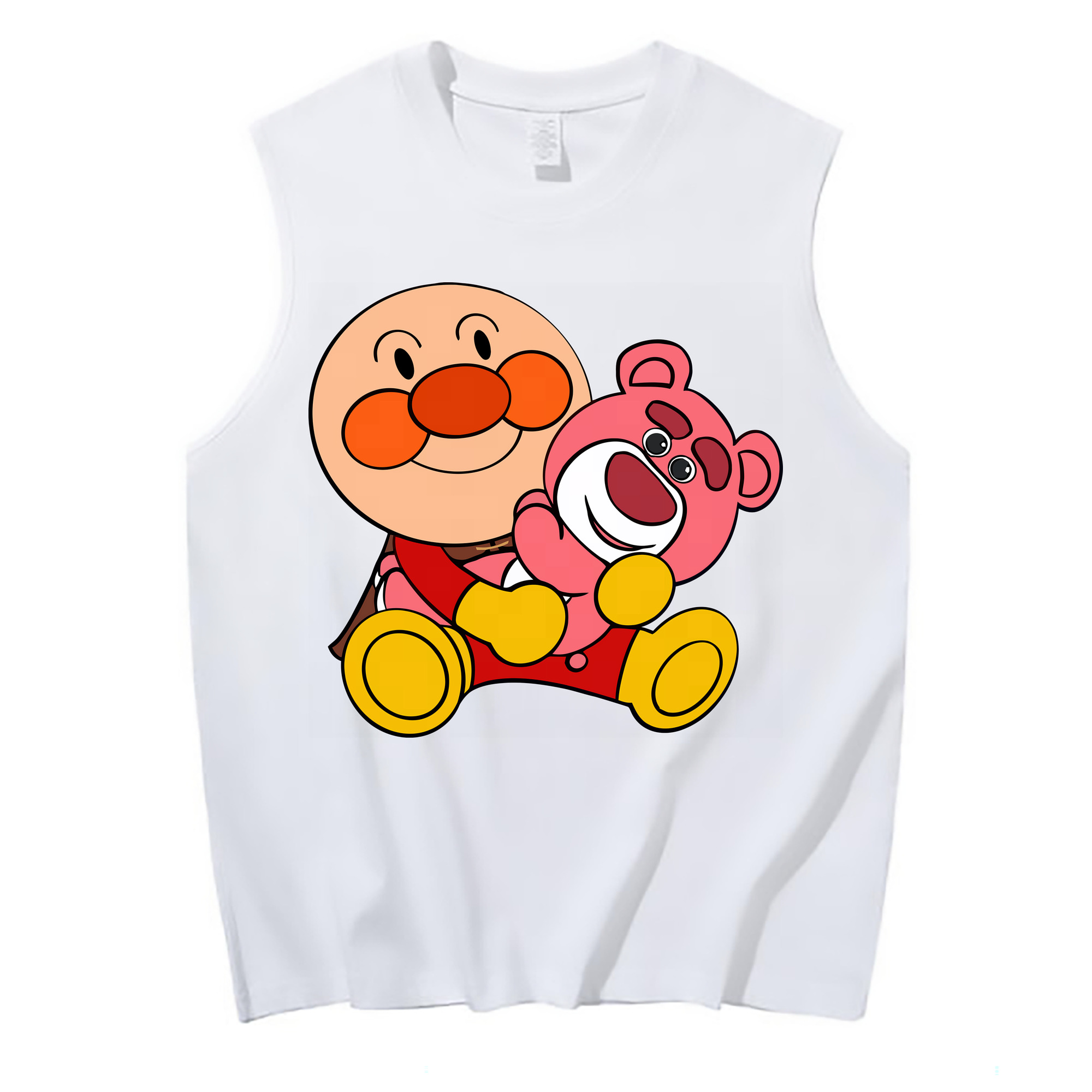 （画像用） アンパンマン Anpanman コットン100％タンクトップ（フロントプリント）