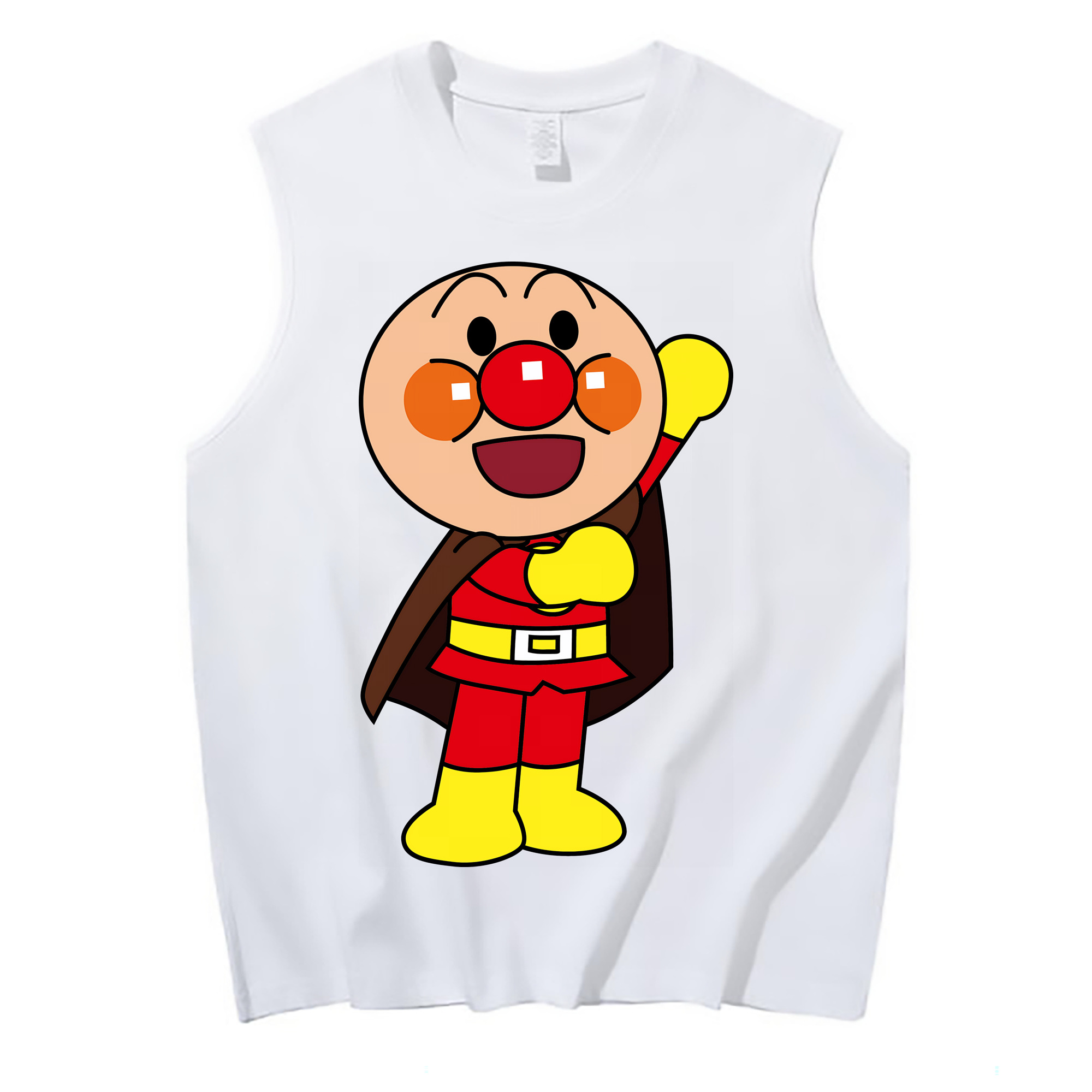 （画像用） アンパンマン Anpanman コットン100％タンクトップ（フロントプリント）
