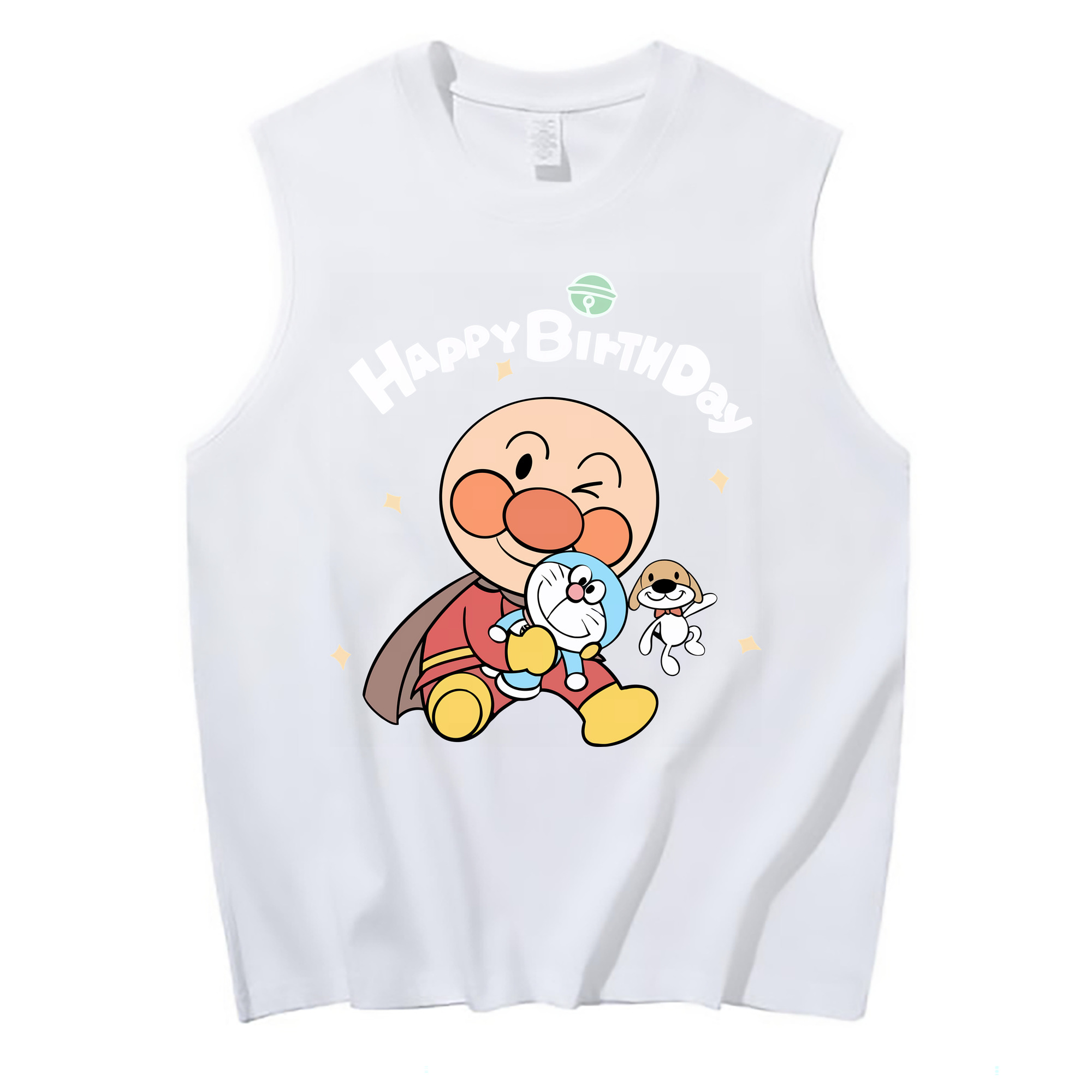 （画像用） アンパンマン Anpanman コットン100％タンクトップ（フロントプリント）
