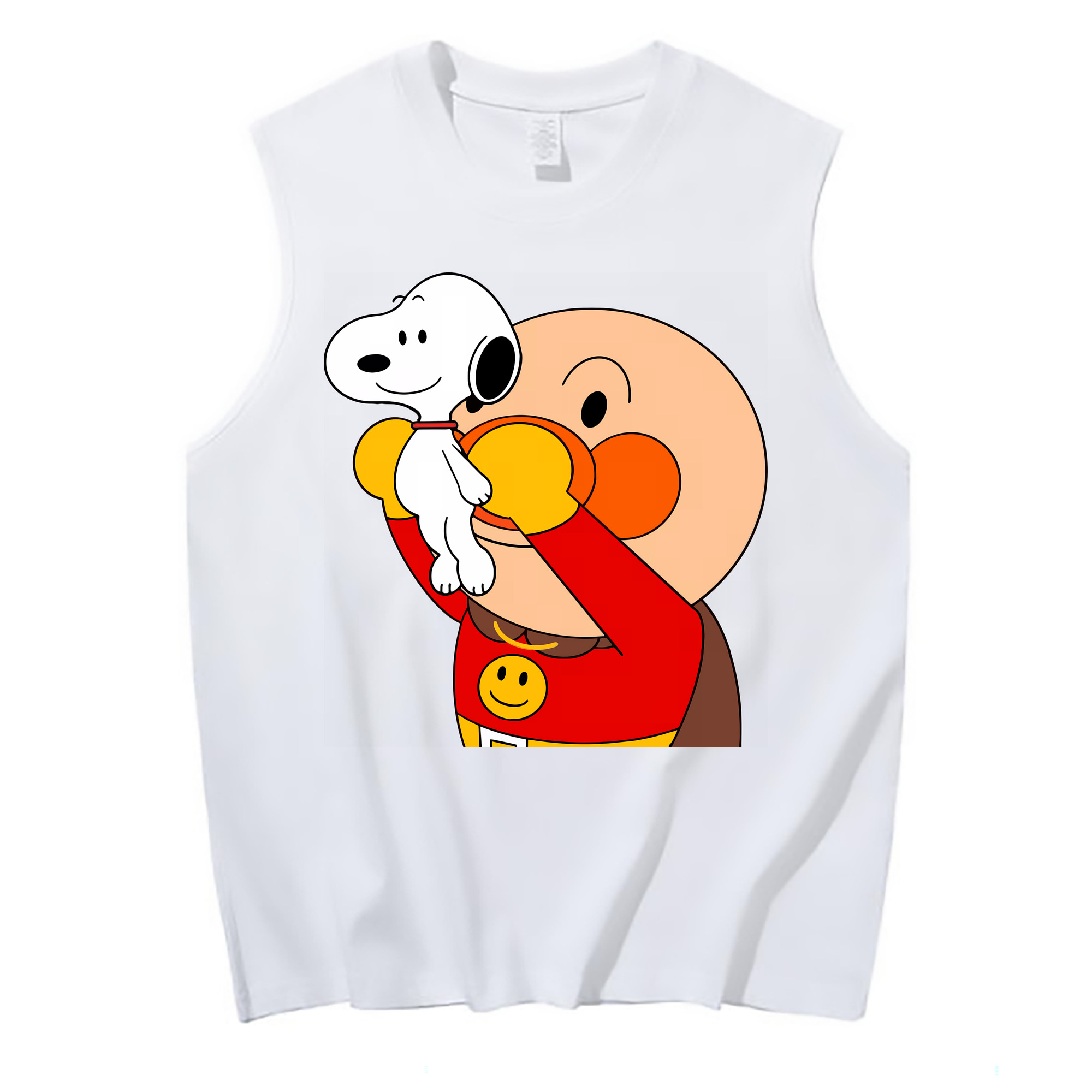 （画像用） アンパンマン Anpanman コットン100％タンクトップ（フロントプリント）