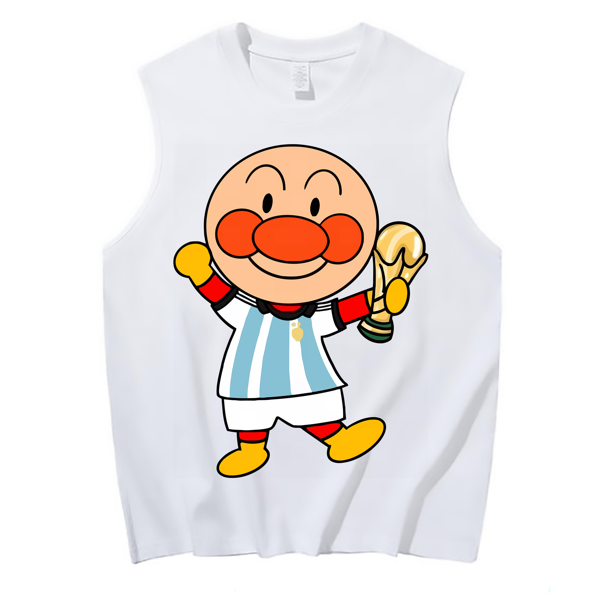 （画像用） アンパンマン Anpanman コットン100％タンクトップ（フロントプリント）