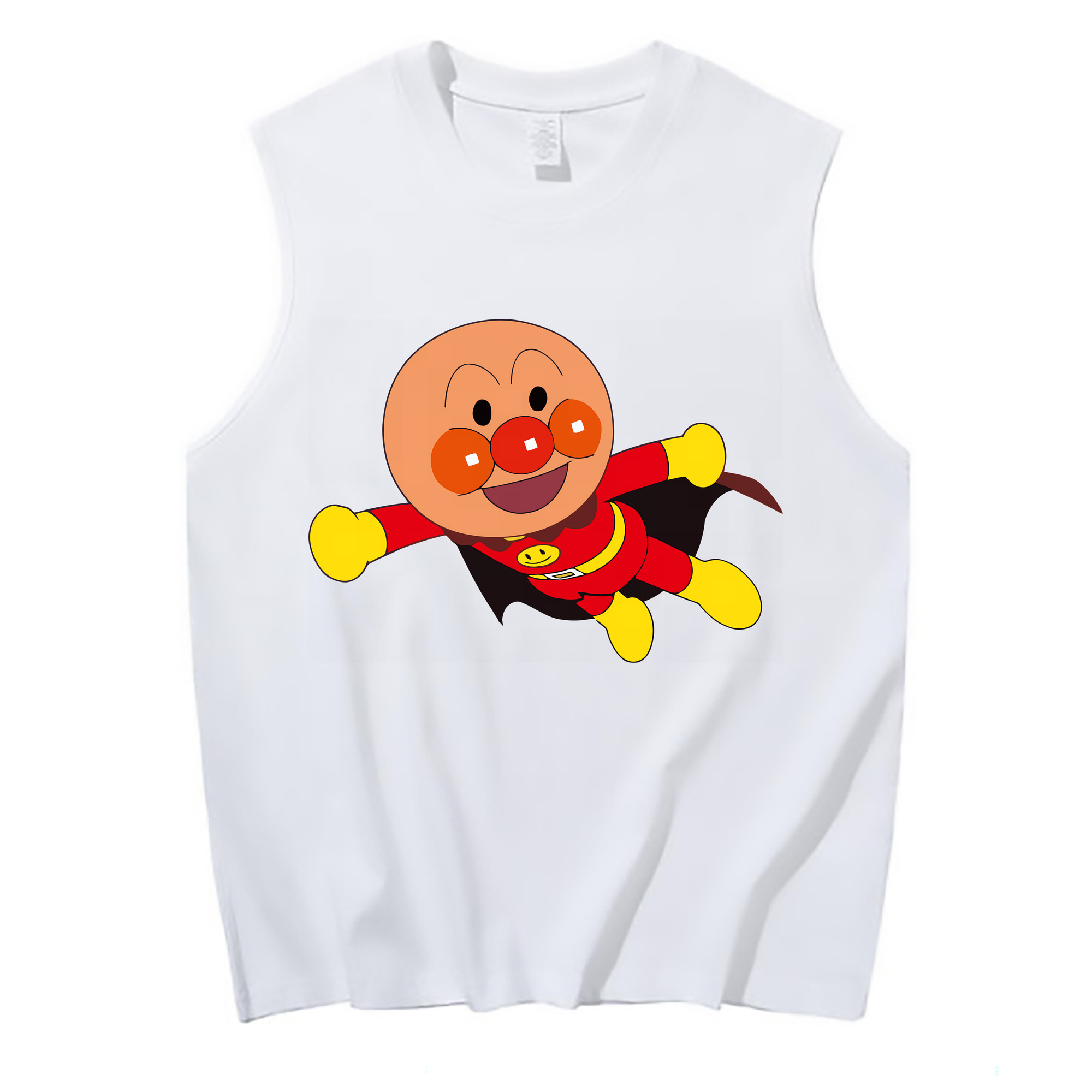 （画像用） アンパンマン Anpanman コットン100％タンクトップ（フロントプリント）