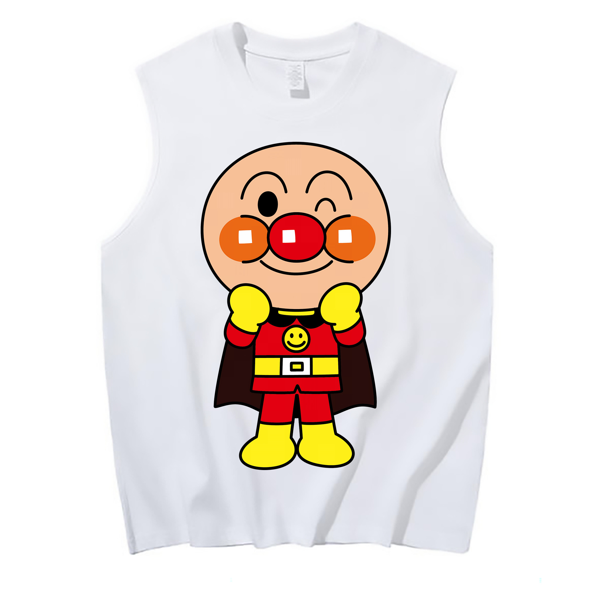 （画像用） アンパンマン Anpanman コットン100％タンクトップ（フロントプリント）
