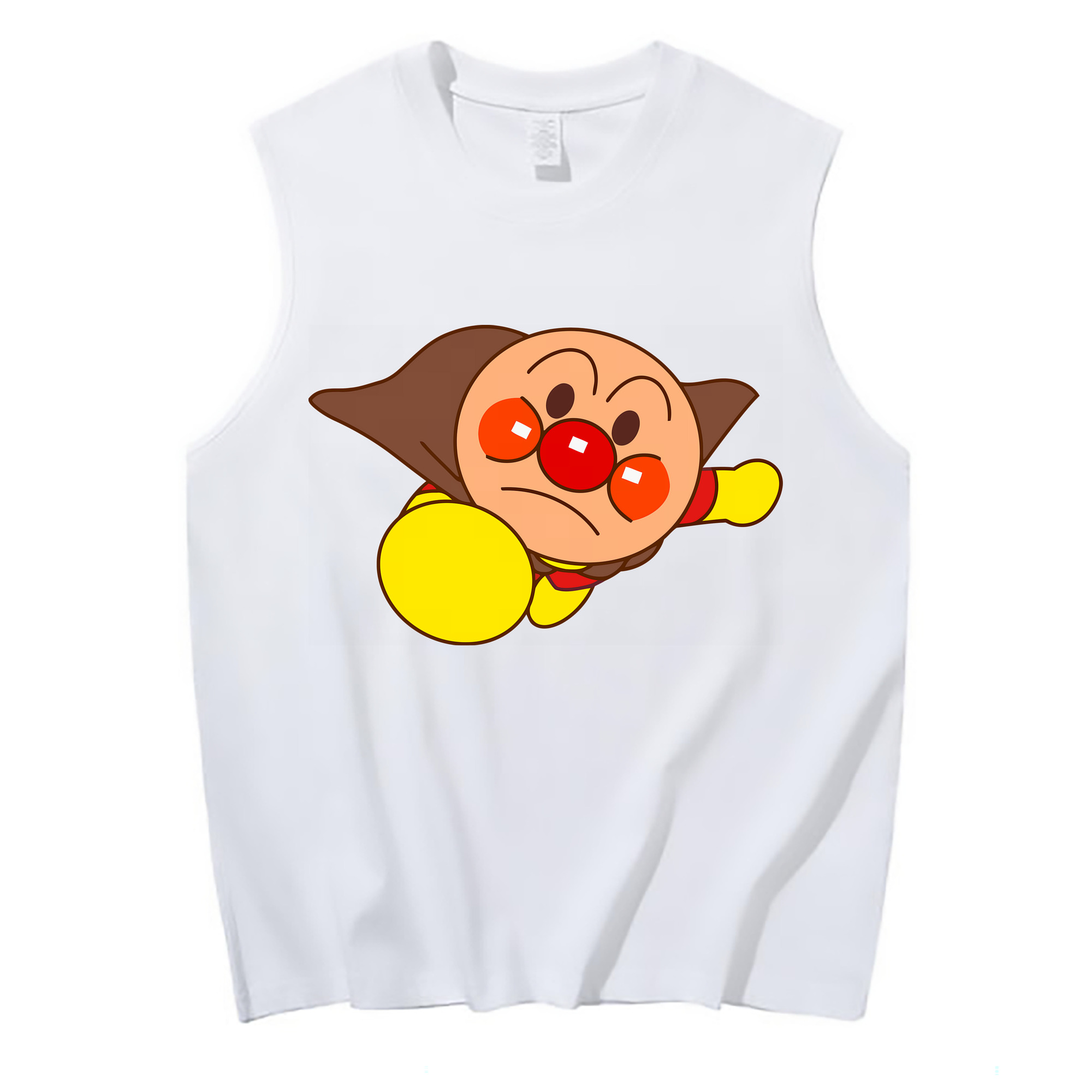（画像用） アンパンマン Anpanman コットン100％タンクトップ（フロントプリント）