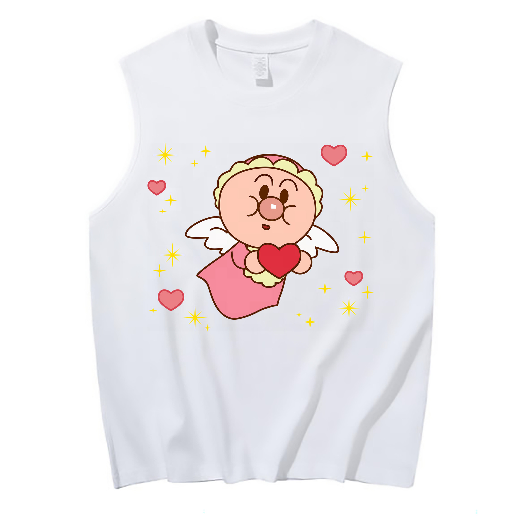 （画像用） アンパンマン Anpanman コットン100％タンクトップ（フロントプリント）