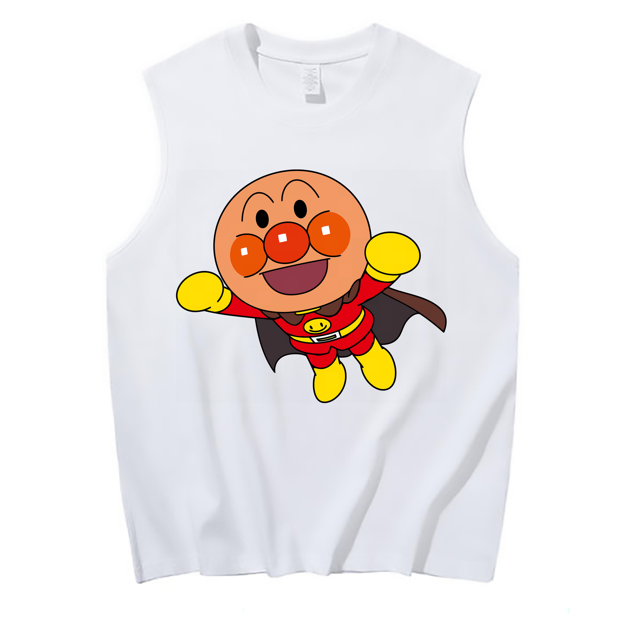 （画像用） アンパンマン Anpanman コットン100％タンクトップ（フロントプリント）