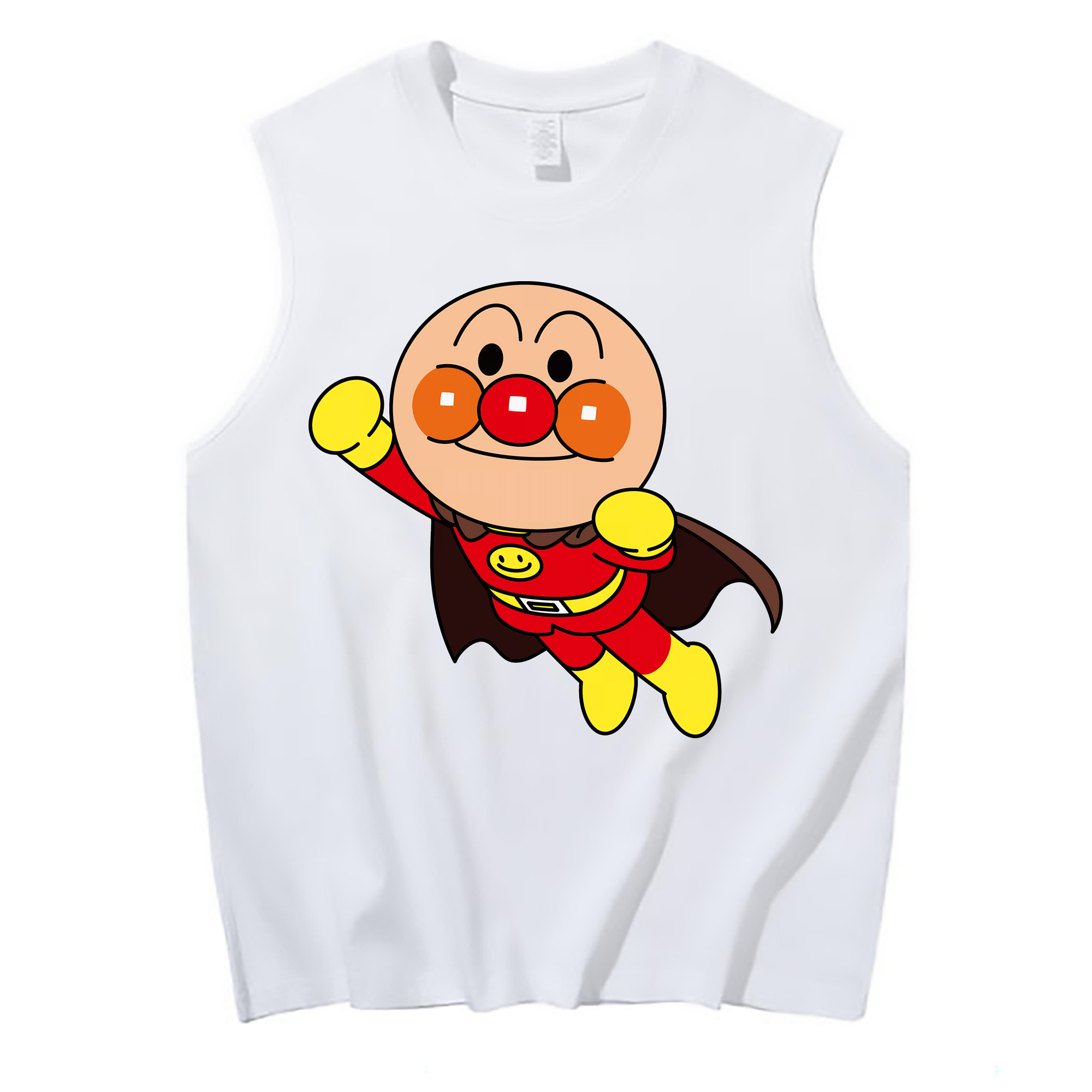 （画像用） アンパンマン Anpanman コットン100％タンクトップ（フロントプリント）