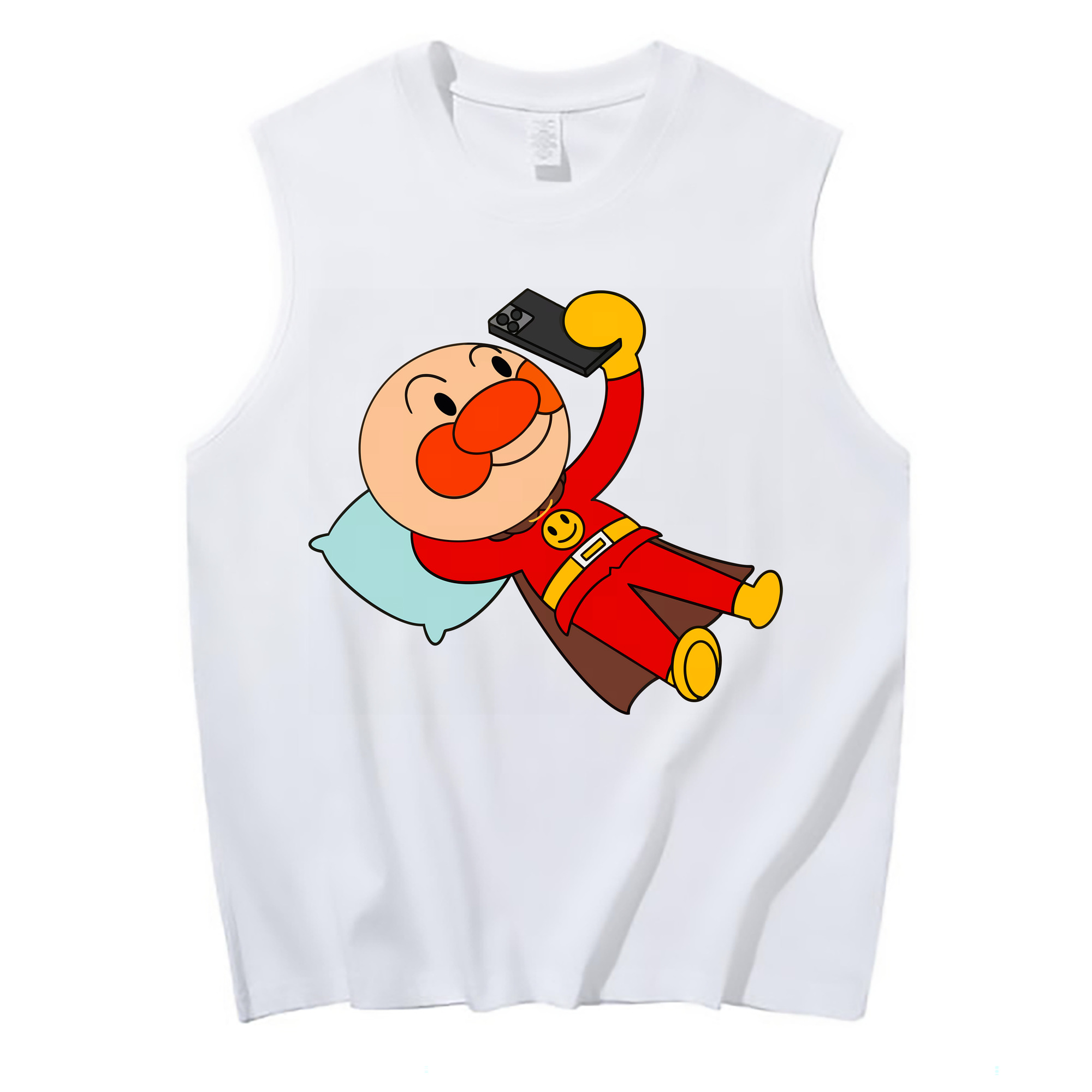 （画像用） アンパンマン Anpanman コットン100％タンクトップ（フロントプリント）
