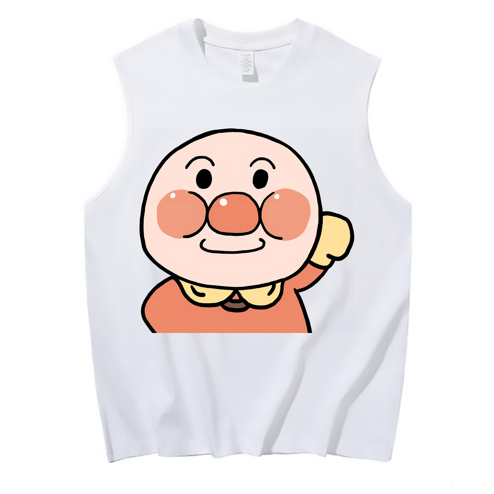 （画像用） アンパンマン Anpanman コットン100％タンクトップ（フロントプリント）