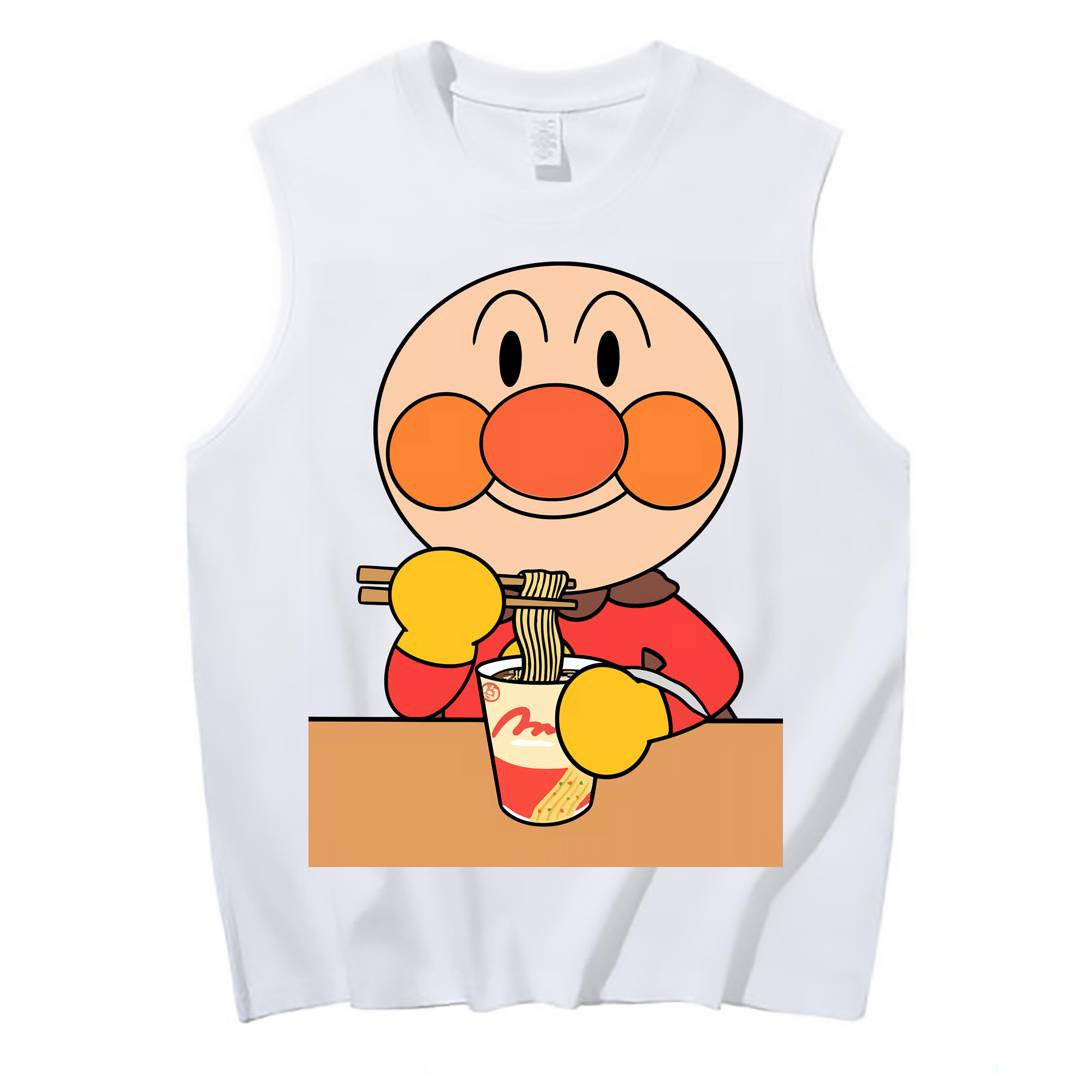 （画像用） アンパンマン Anpanman コットン100％タンクトップ（フロントプリント）