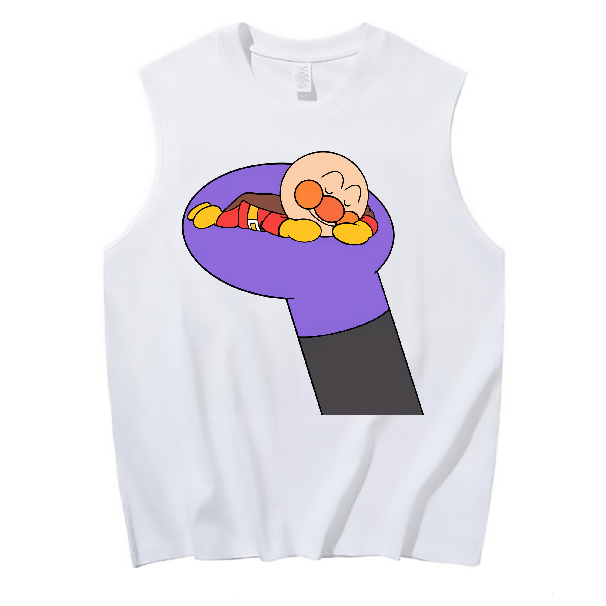 （画像用） アンパンマン Anpanman コットン100％タンクトップ（フロントプリント）