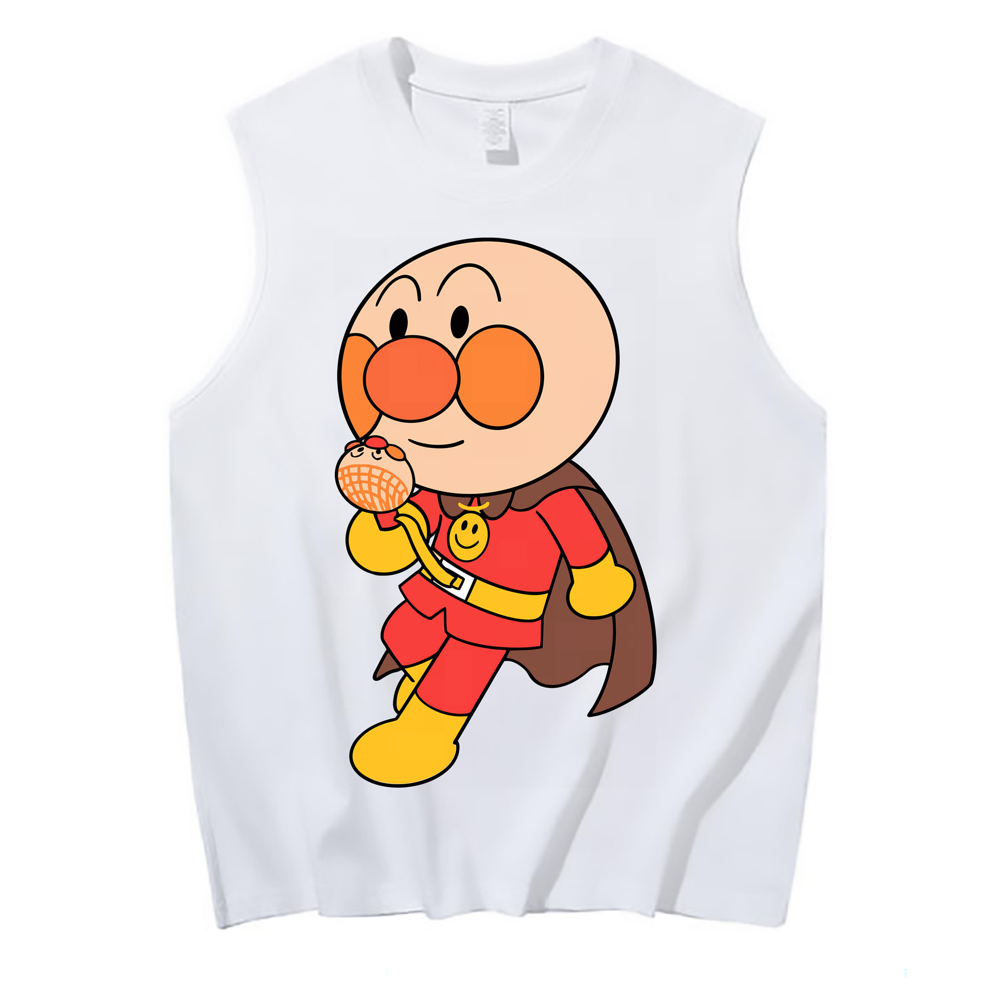 （画像用） アンパンマン Anpanman コットン100％タンクトップ（フロントプリント）