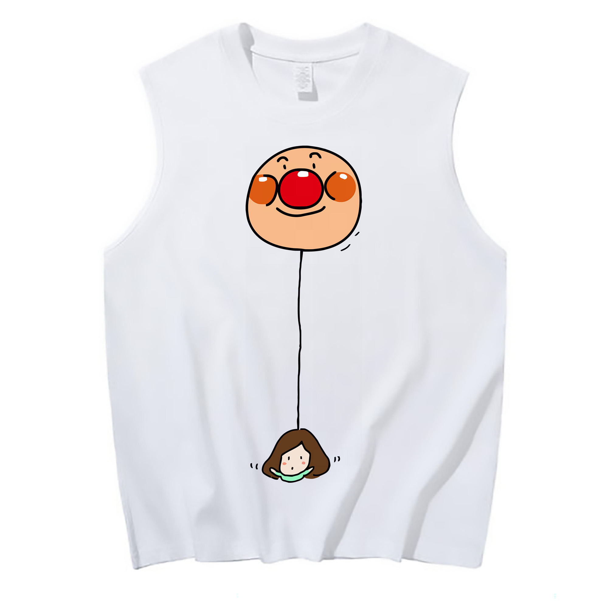 （画像用） アンパンマン Anpanman コットン100％タンクトップ（フロントプリント）