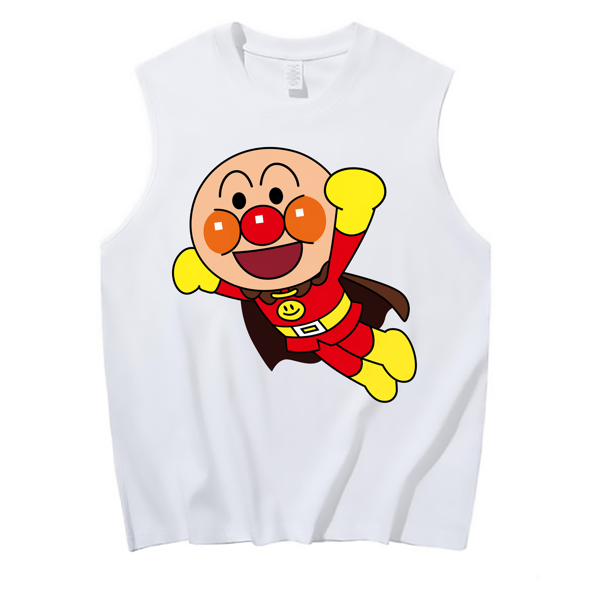 （画像用） アンパンマン Anpanman コットン100％タンクトップ（フロントプリント）