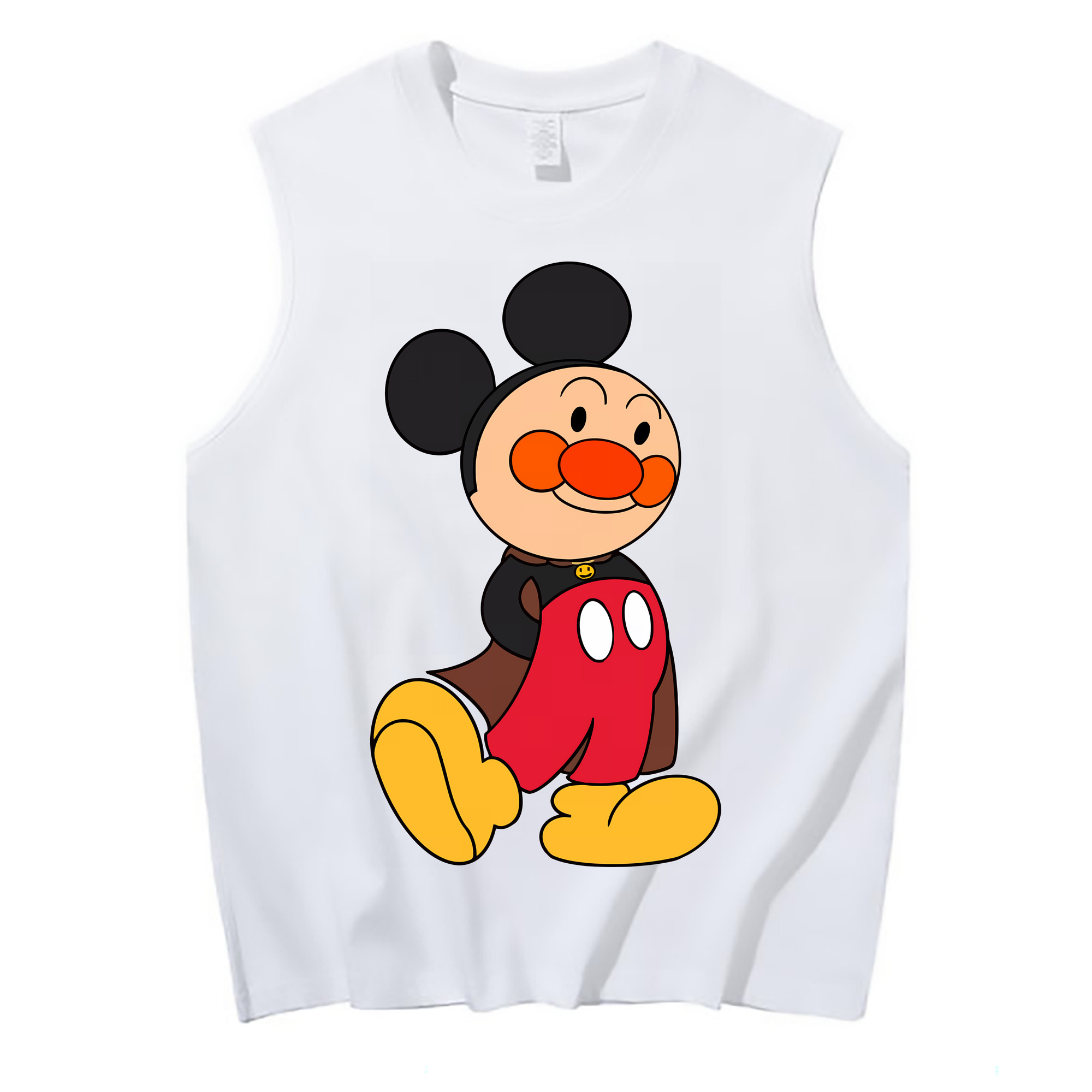（画像用） アンパンマン Anpanman コットン100％タンクトップ（フロントプリント）