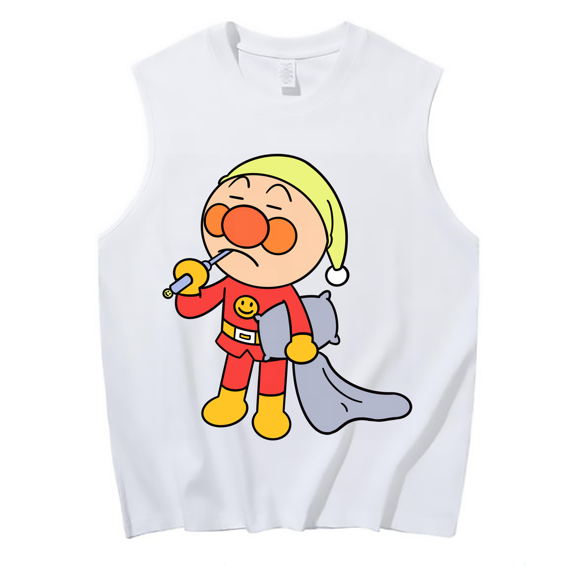 （画像用） アンパンマン Anpanman コットン100％タンクトップ（フロントプリント）