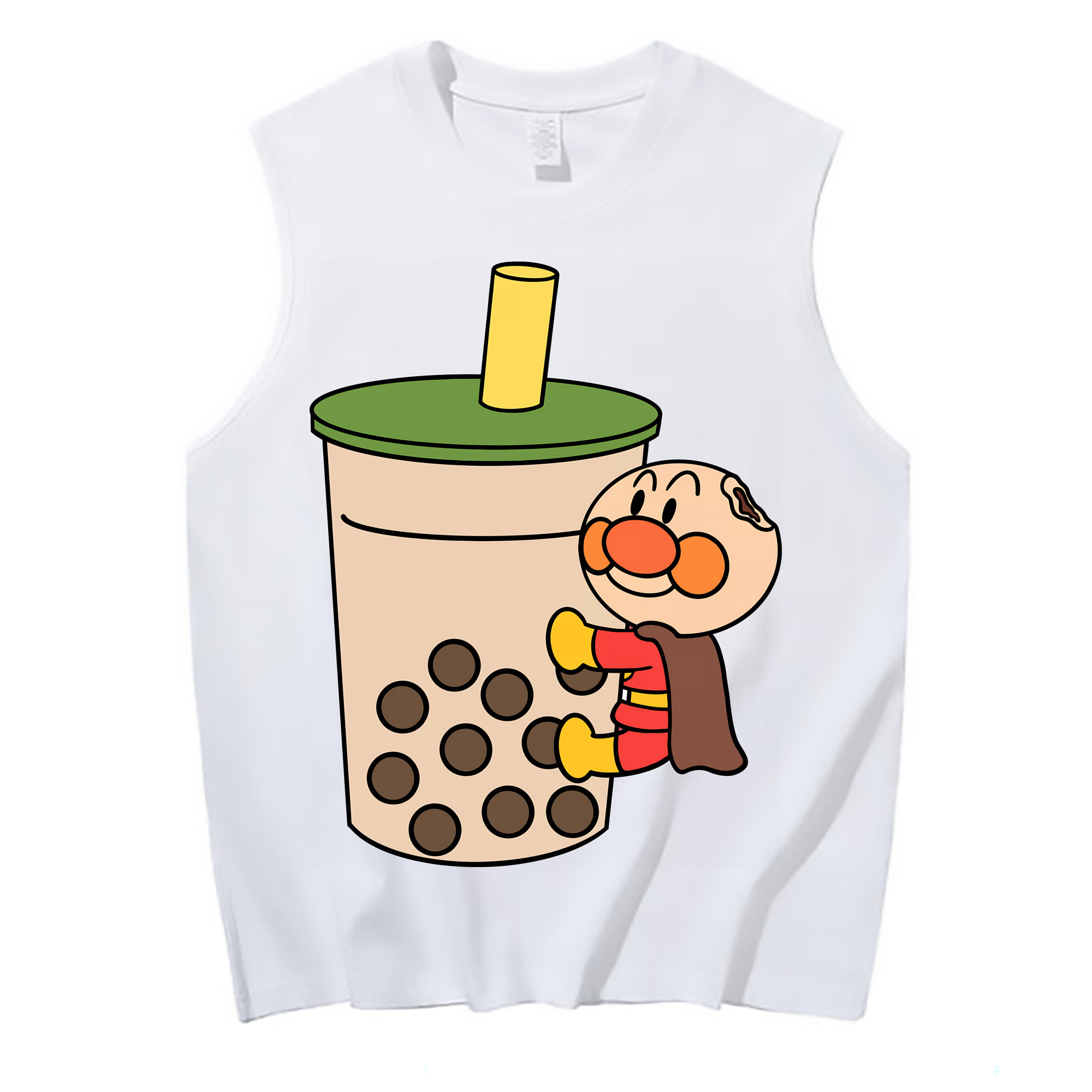 （画像用） アンパンマン Anpanman コットン100％タンクトップ（フロントプリント）