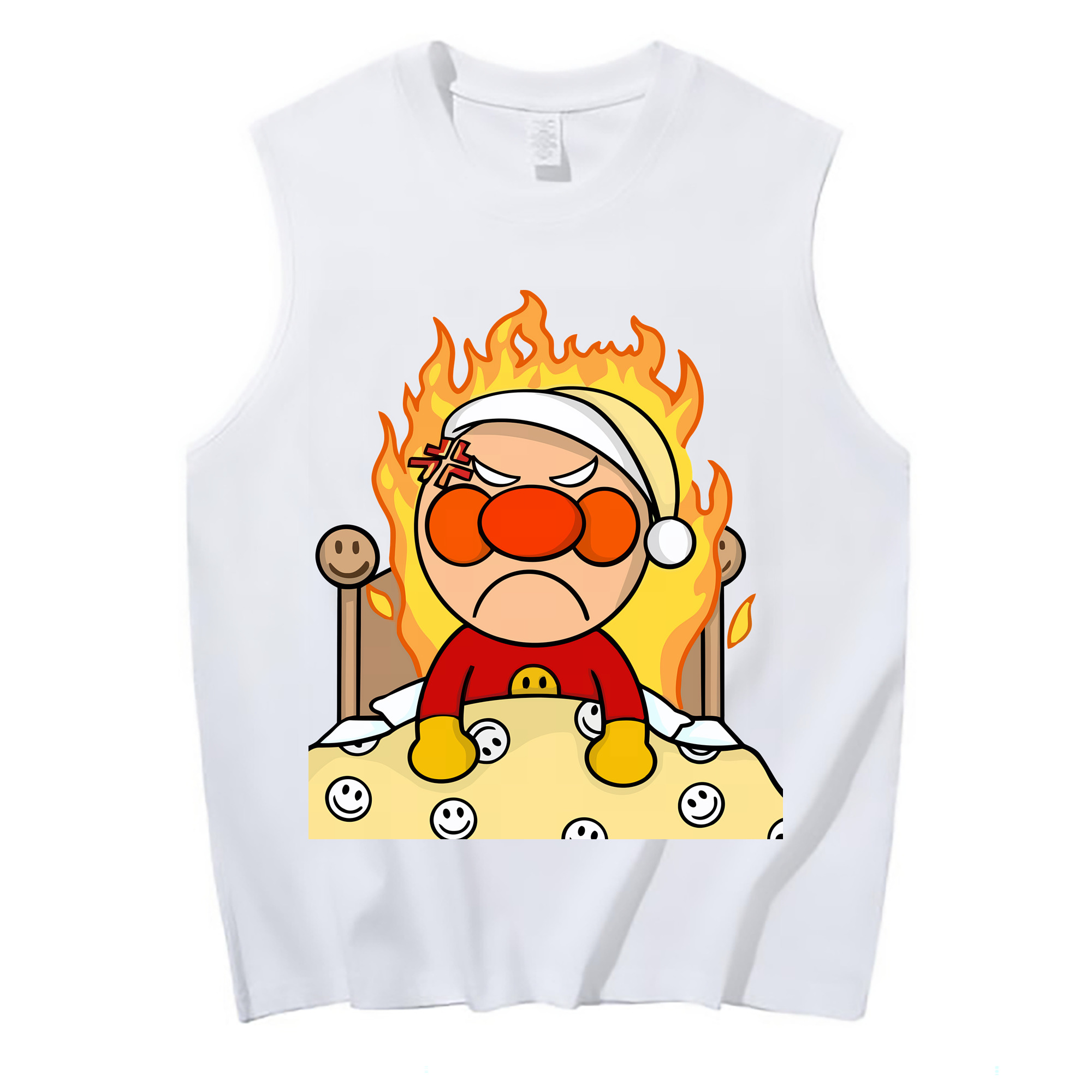（画像用） アンパンマン Anpanman コットン100％タンクトップ（フロントプリント）