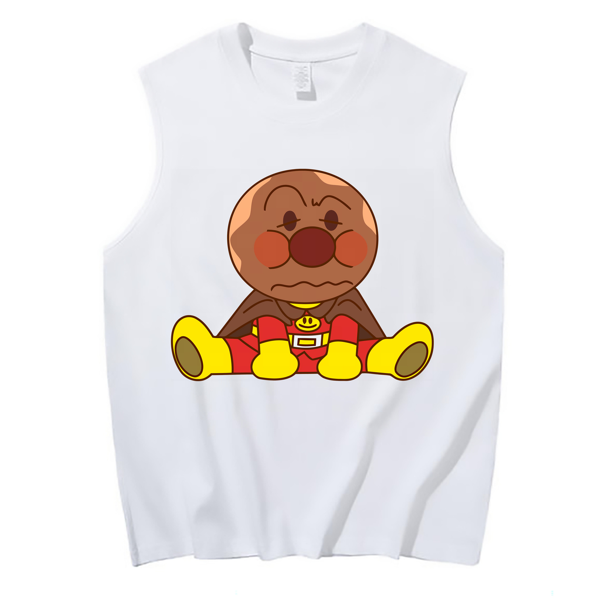 （画像用） アンパンマン Anpanman コットン100％タンクトップ（フロントプリント）