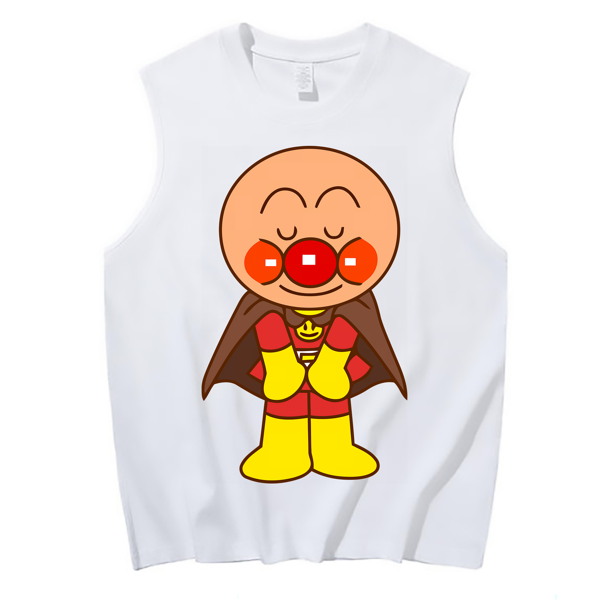 （画像用） アンパンマン Anpanman コットン100％タンクトップ（フロントプリント）