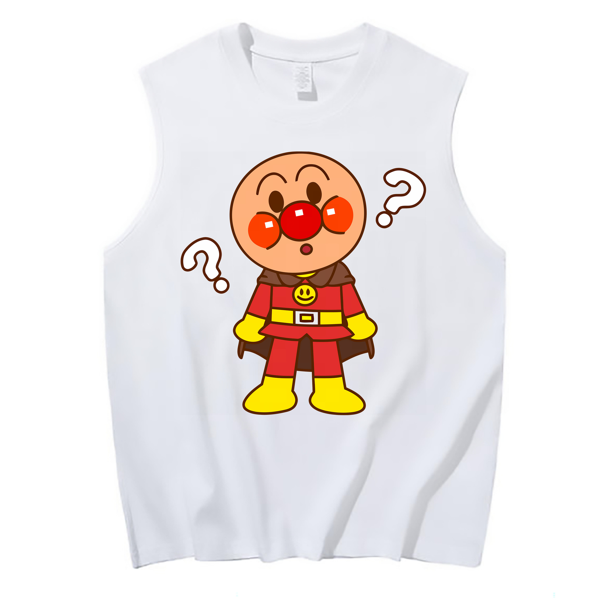 （画像用） アンパンマン Anpanman コットン100％タンクトップ（フロントプリント）