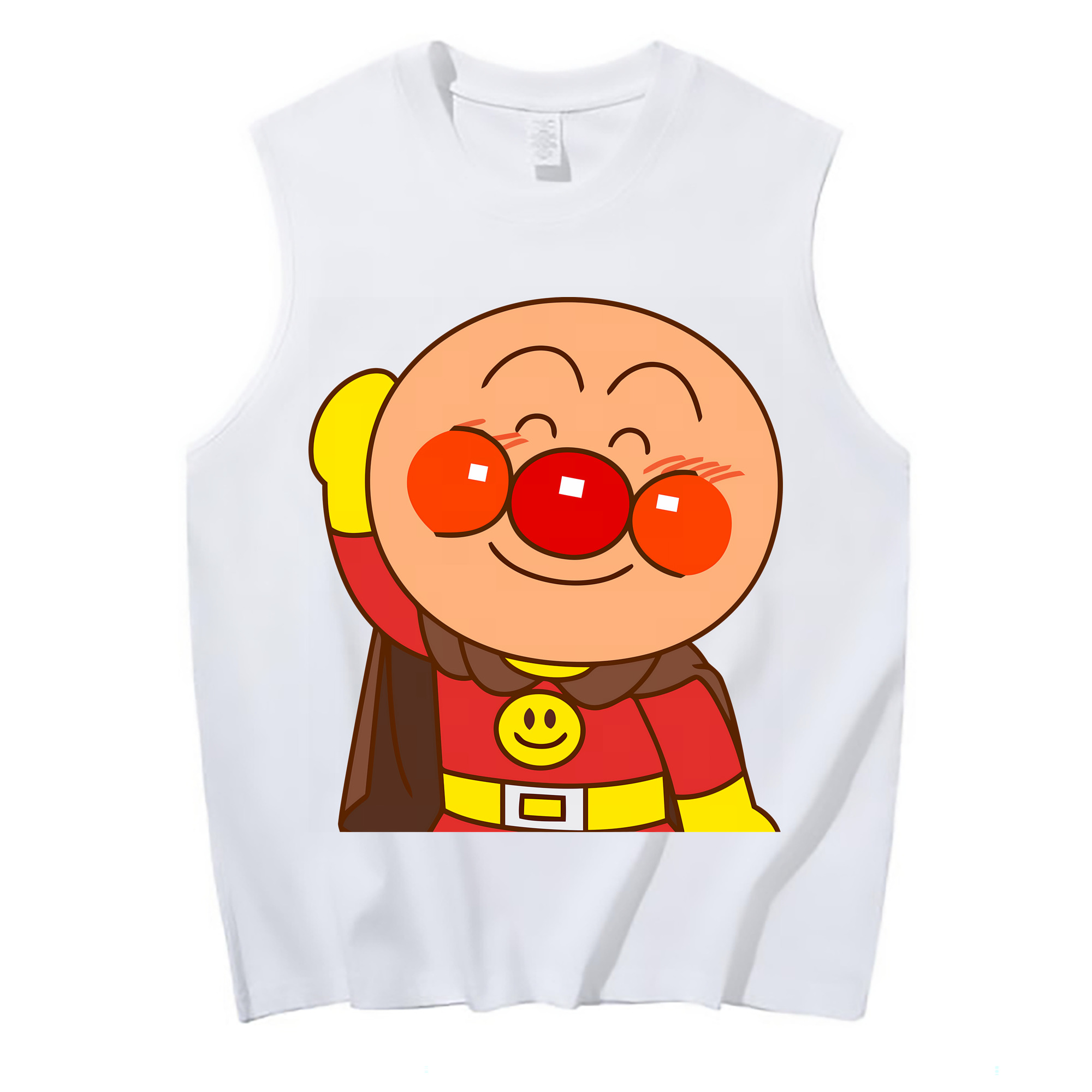 （画像用） アンパンマン Anpanman コットン100％タンクトップ（フロントプリント）