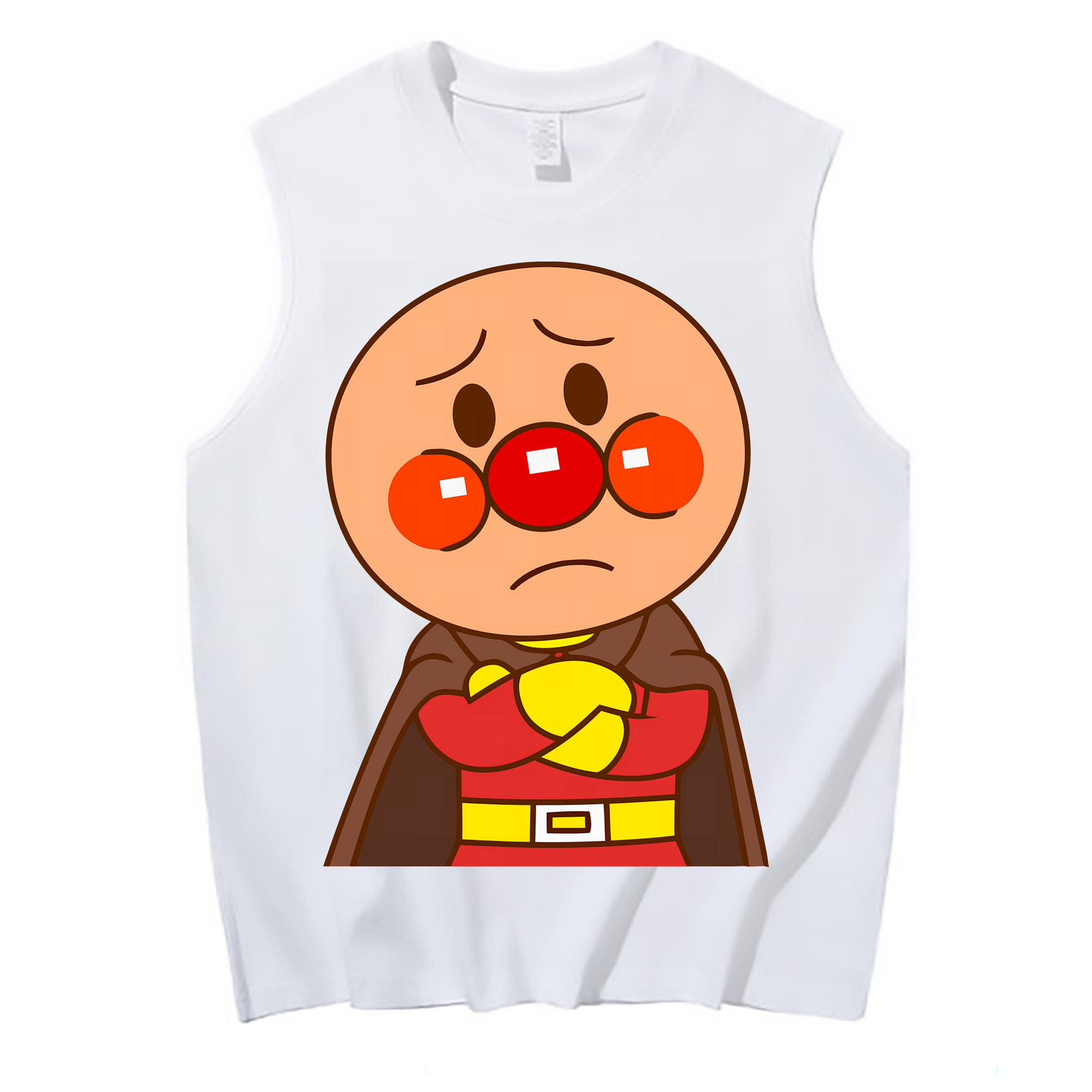 （画像用） アンパンマン Anpanman コットン100％タンクトップ（フロントプリント）