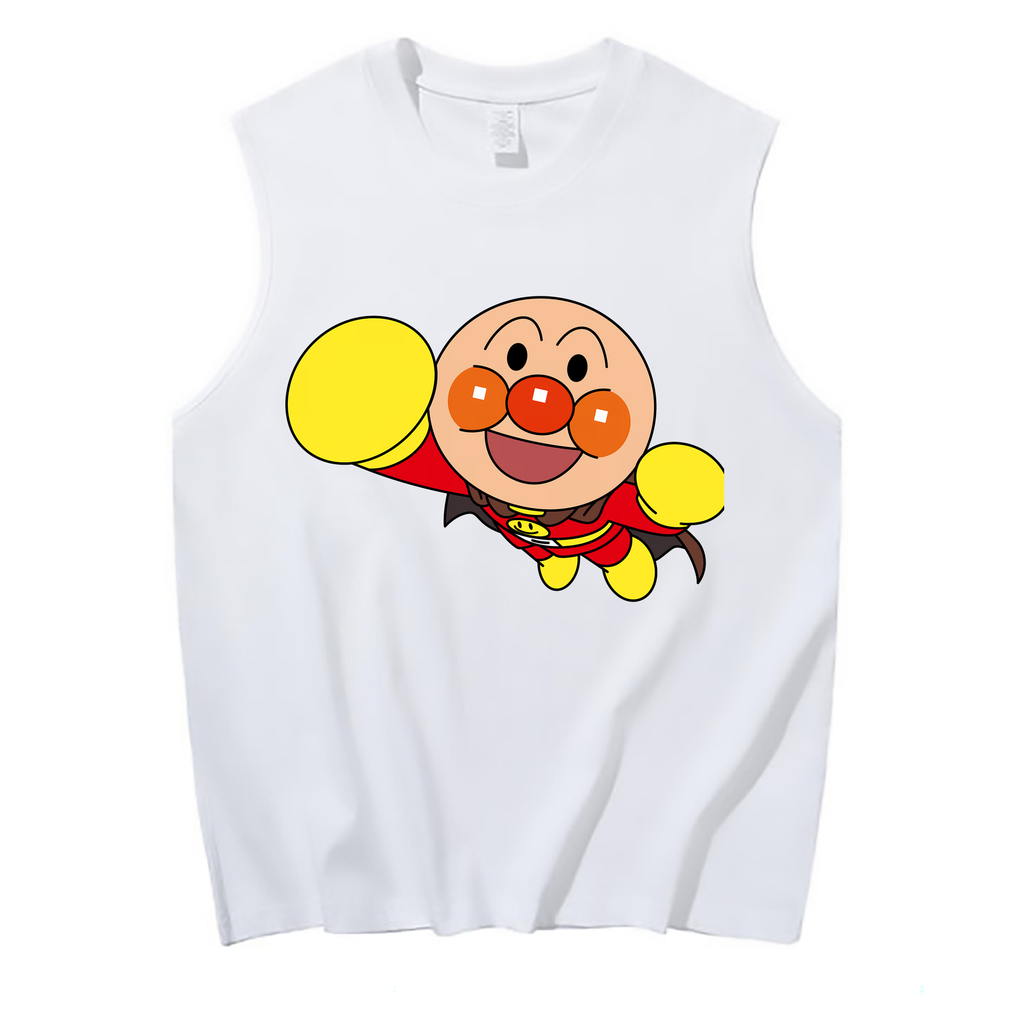 （画像用） アンパンマン Anpanman コットン100％タンクトップ（フロントプリント）