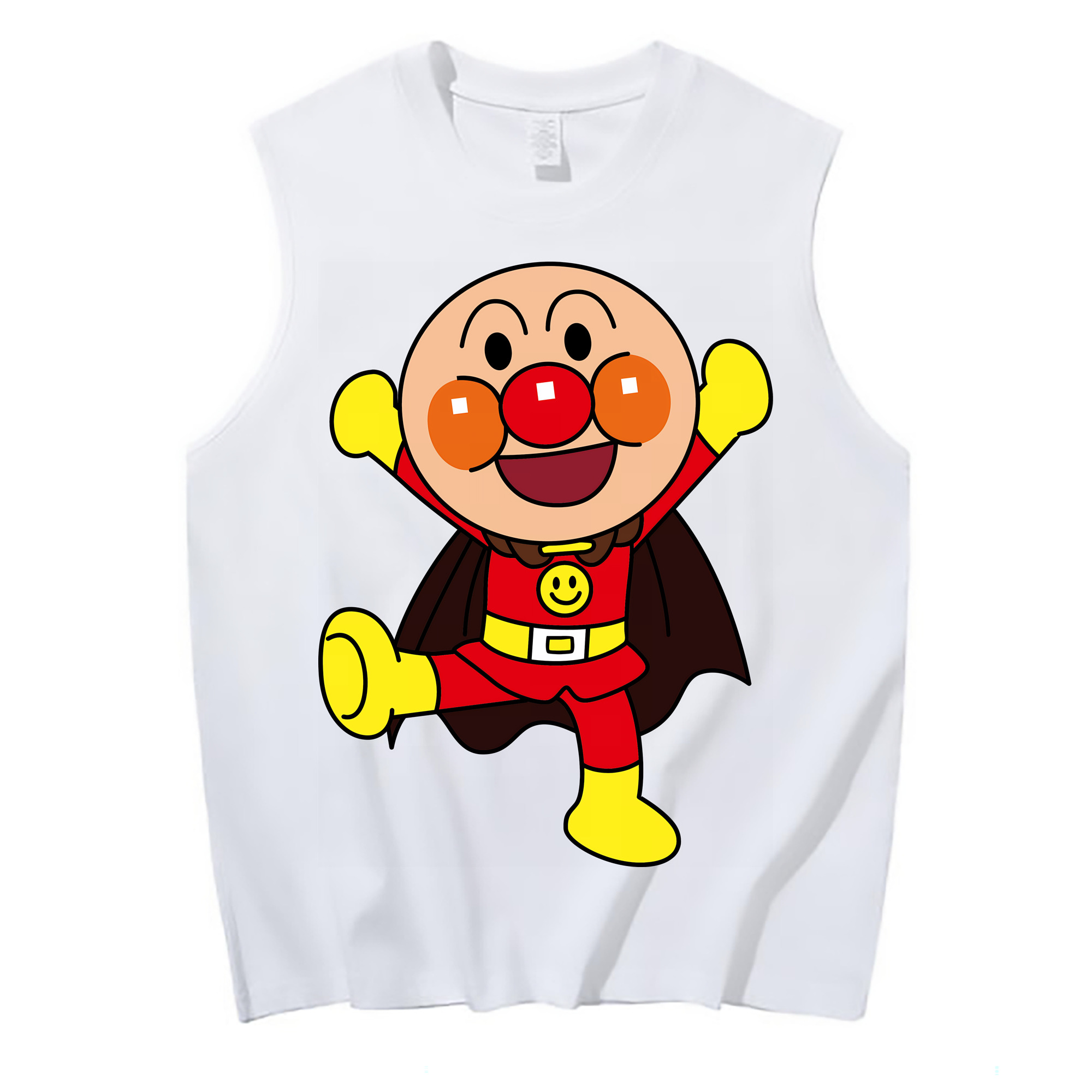 （画像用） アンパンマン Anpanman コットン100％タンクトップ（フロントプリント）