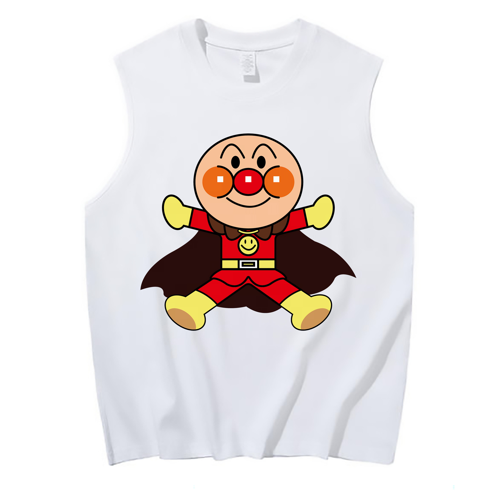 （画像用） アンパンマン Anpanman コットン100％タンクトップ（フロントプリント）