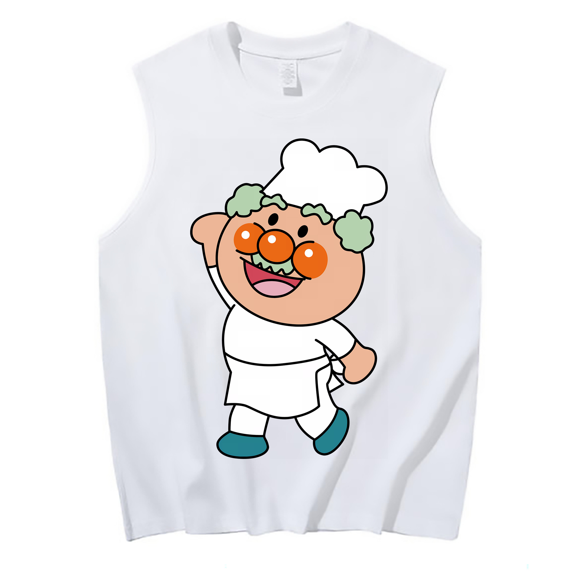 （画像用） アンパンマン Anpanman コットン100％タンクトップ（フロントプリント）