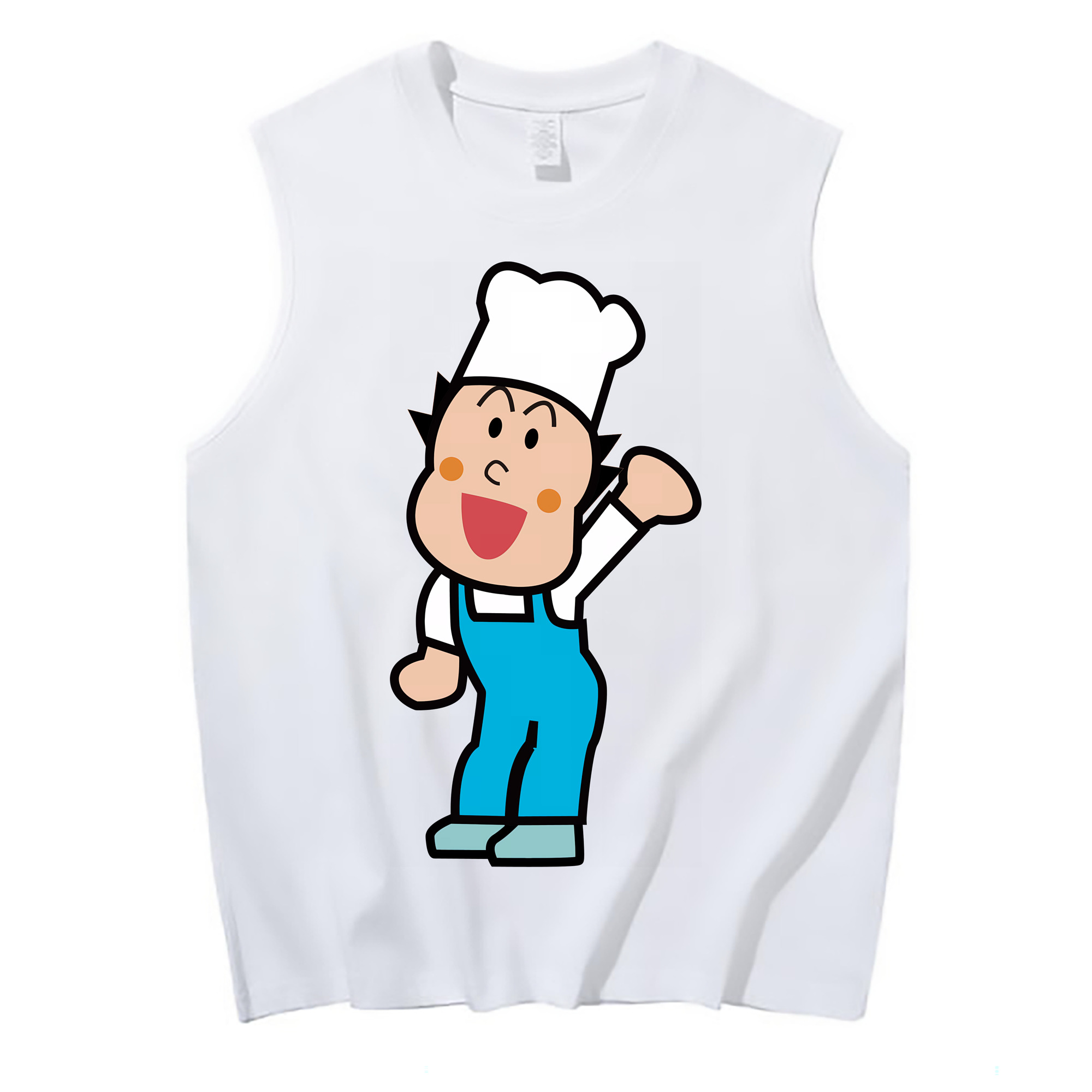 （画像用） アンパンマン Anpanman コットン100％タンクトップ（フロントプリント）