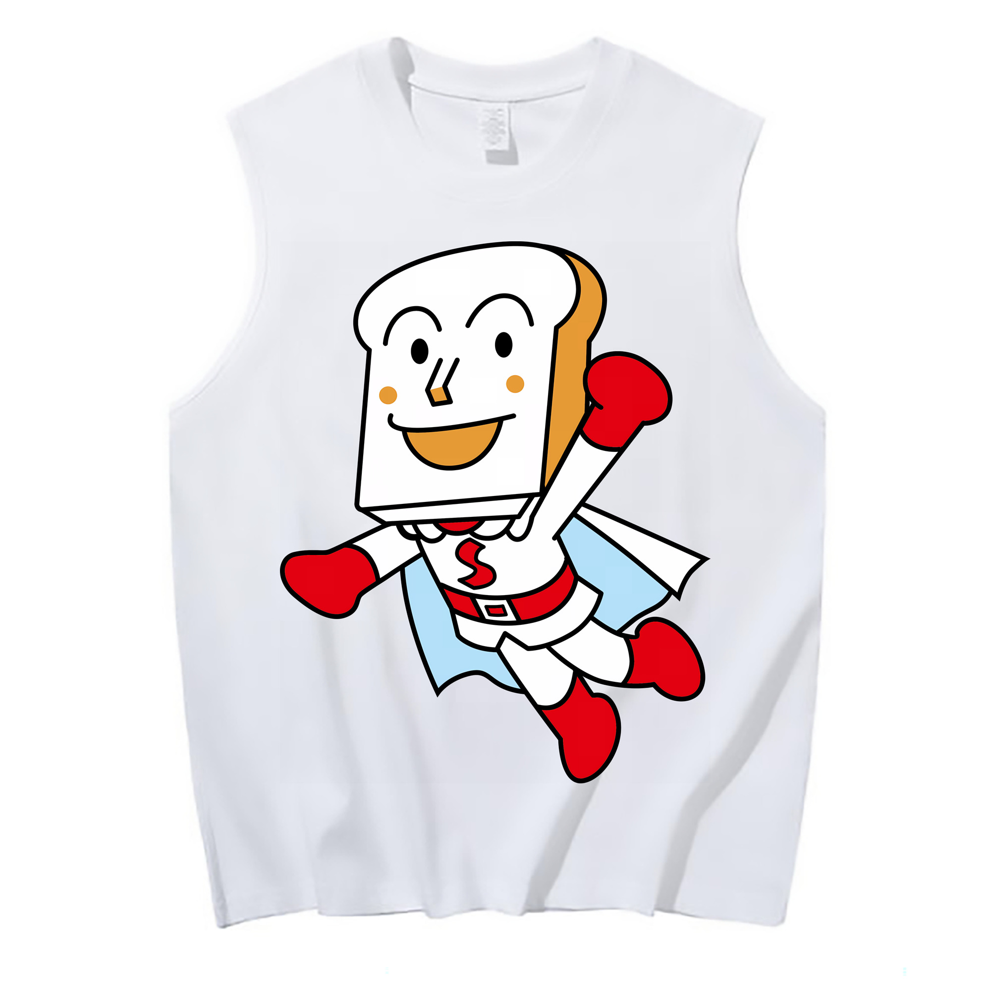 （画像用） アンパンマン Anpanman コットン100％タンクトップ（フロントプリント）