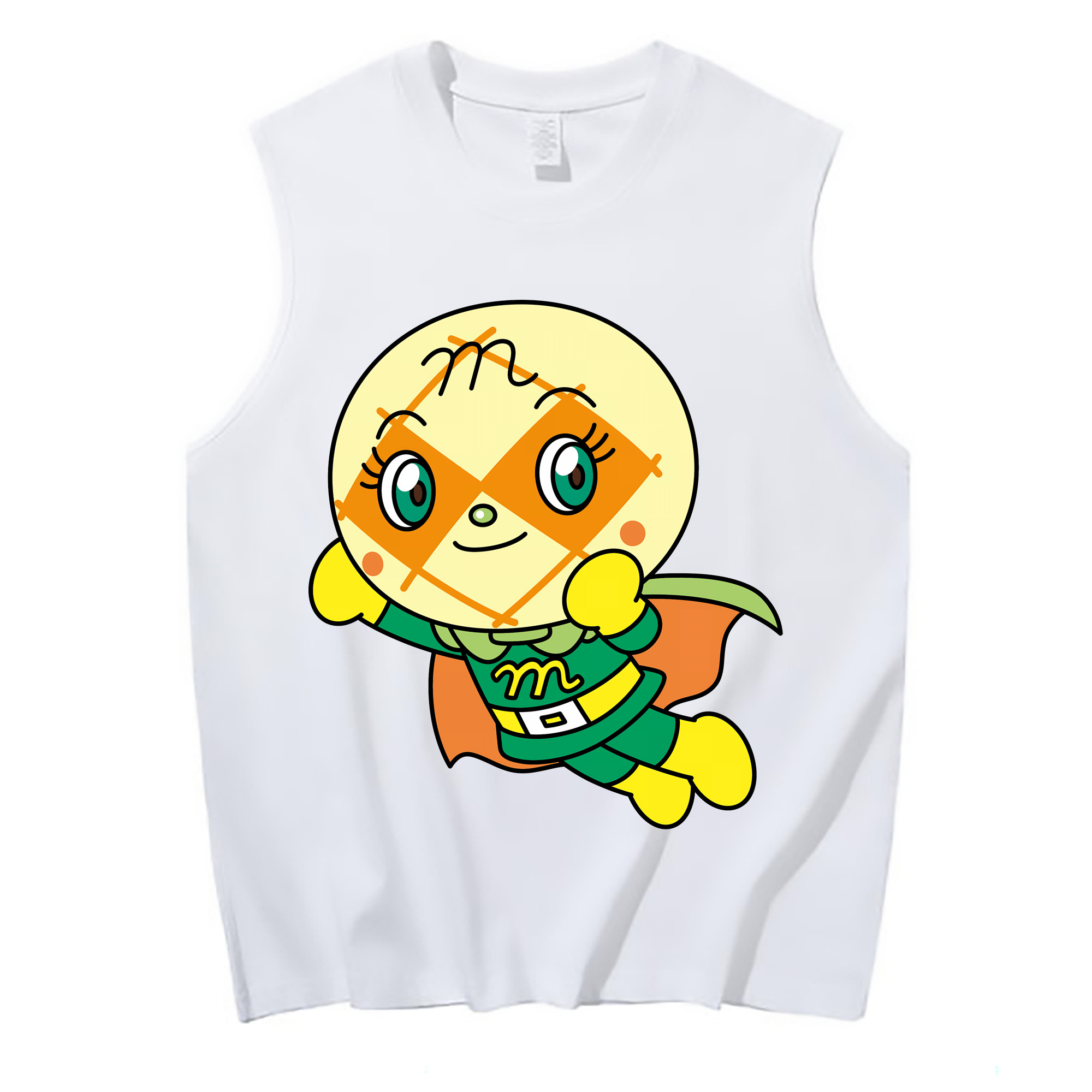 （画像用） アンパンマン Anpanman コットン100％タンクトップ（フロントプリント）