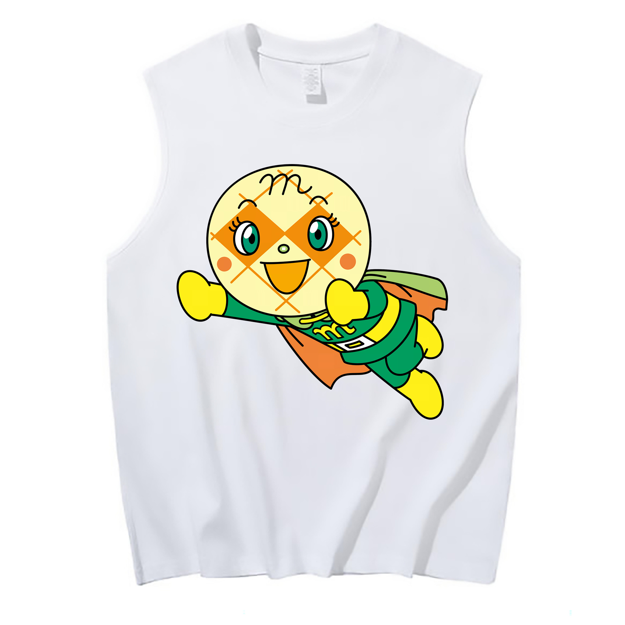 （画像用） アンパンマン Anpanman コットン100％タンクトップ（フロントプリント）