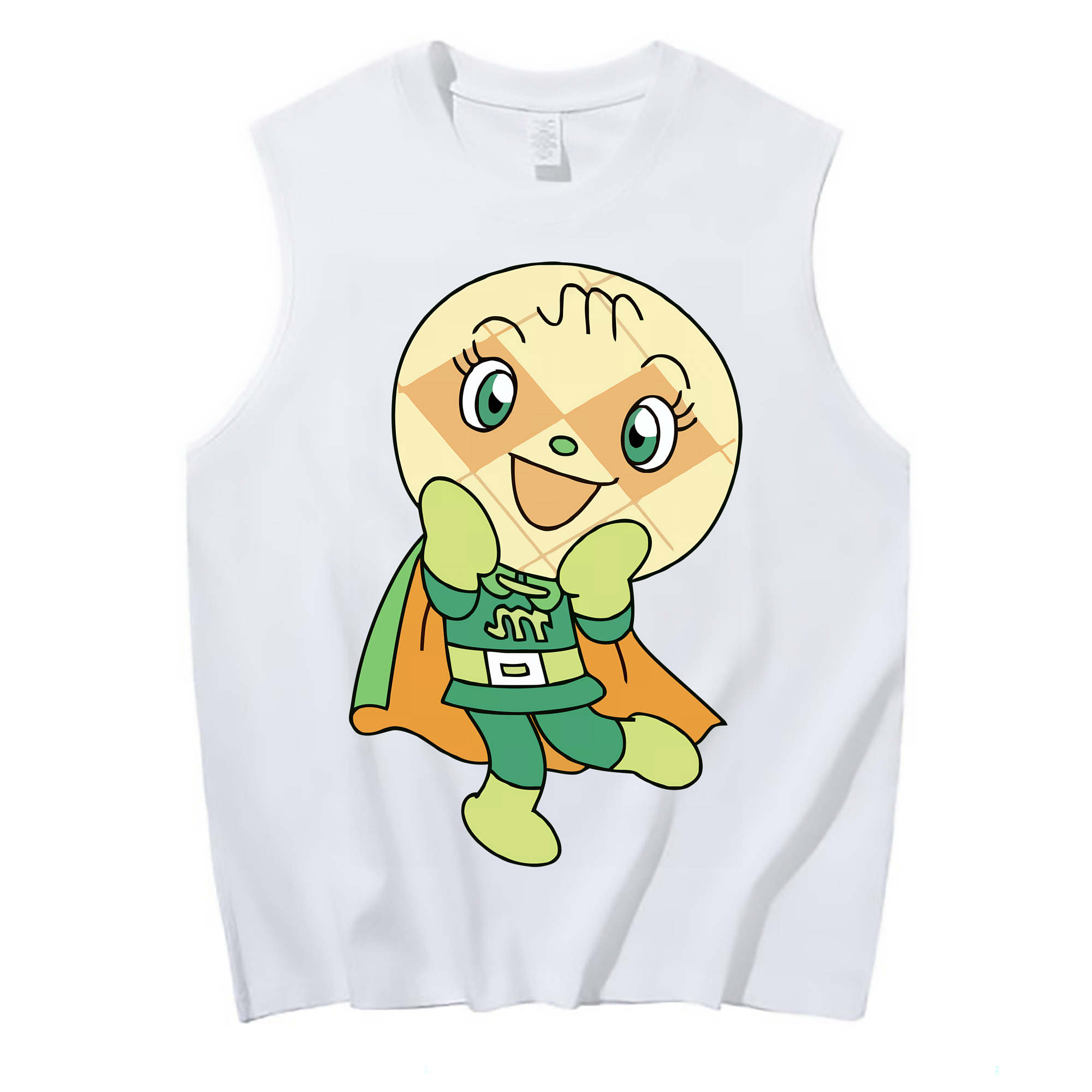 （画像用） アンパンマン Anpanman コットン100％タンクトップ（フロントプリント）