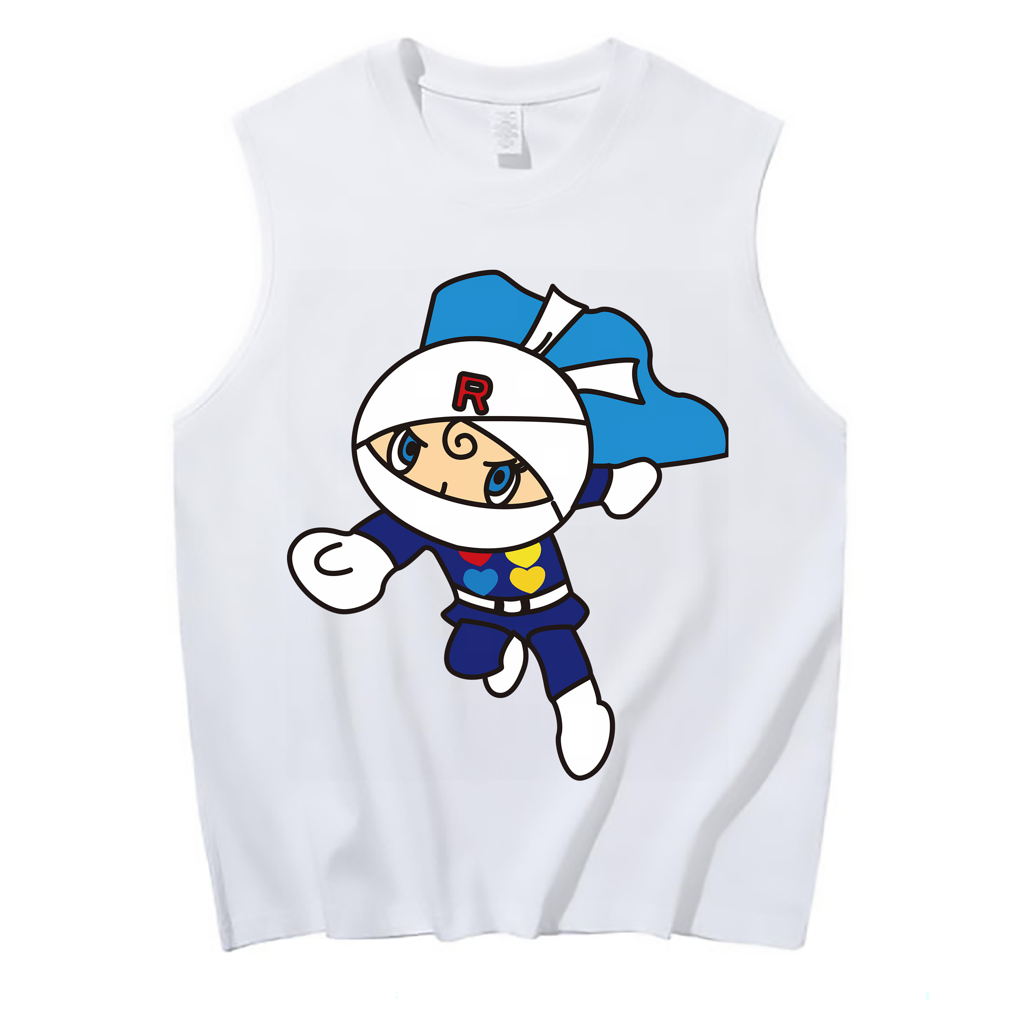 （画像用） アンパンマン Anpanman コットン100％タンクトップ（フロントプリント）