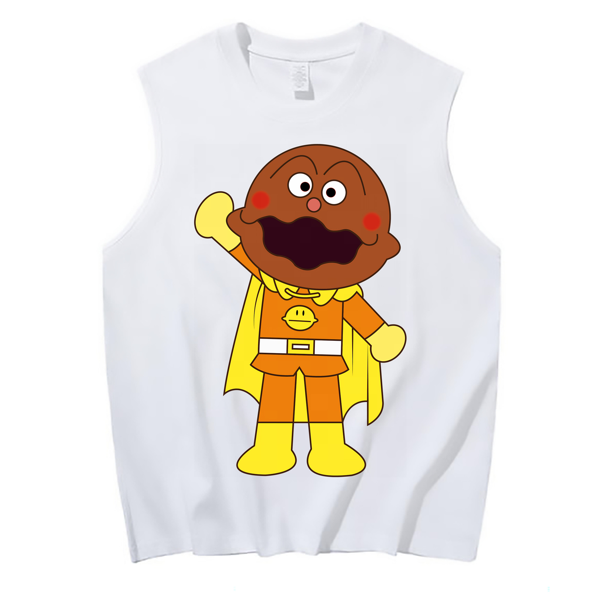 （画像用） アンパンマン Anpanman コットン100％タンクトップ（フロントプリント）