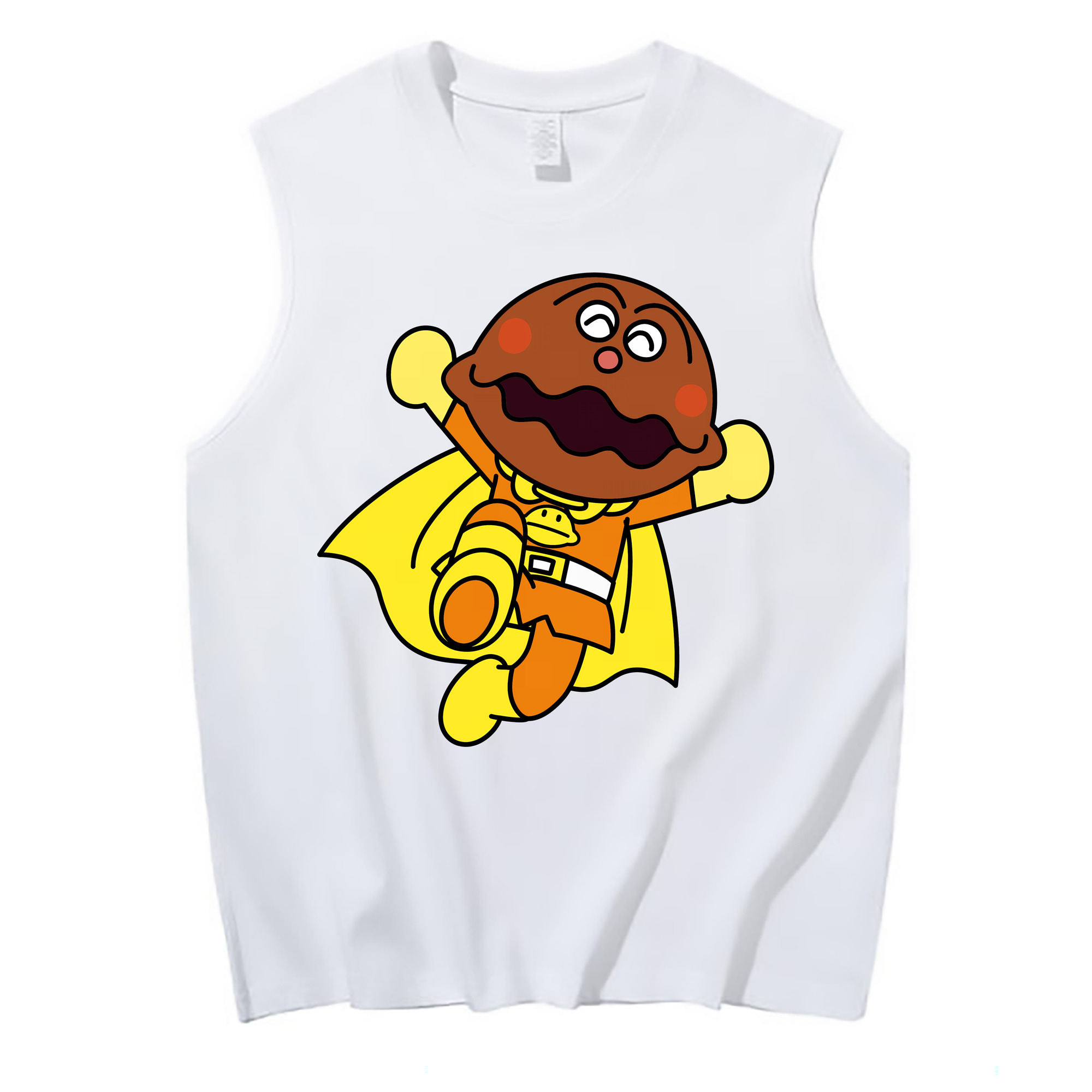 （画像用） アンパンマン Anpanman コットン100％タンクトップ（フロントプリント）
