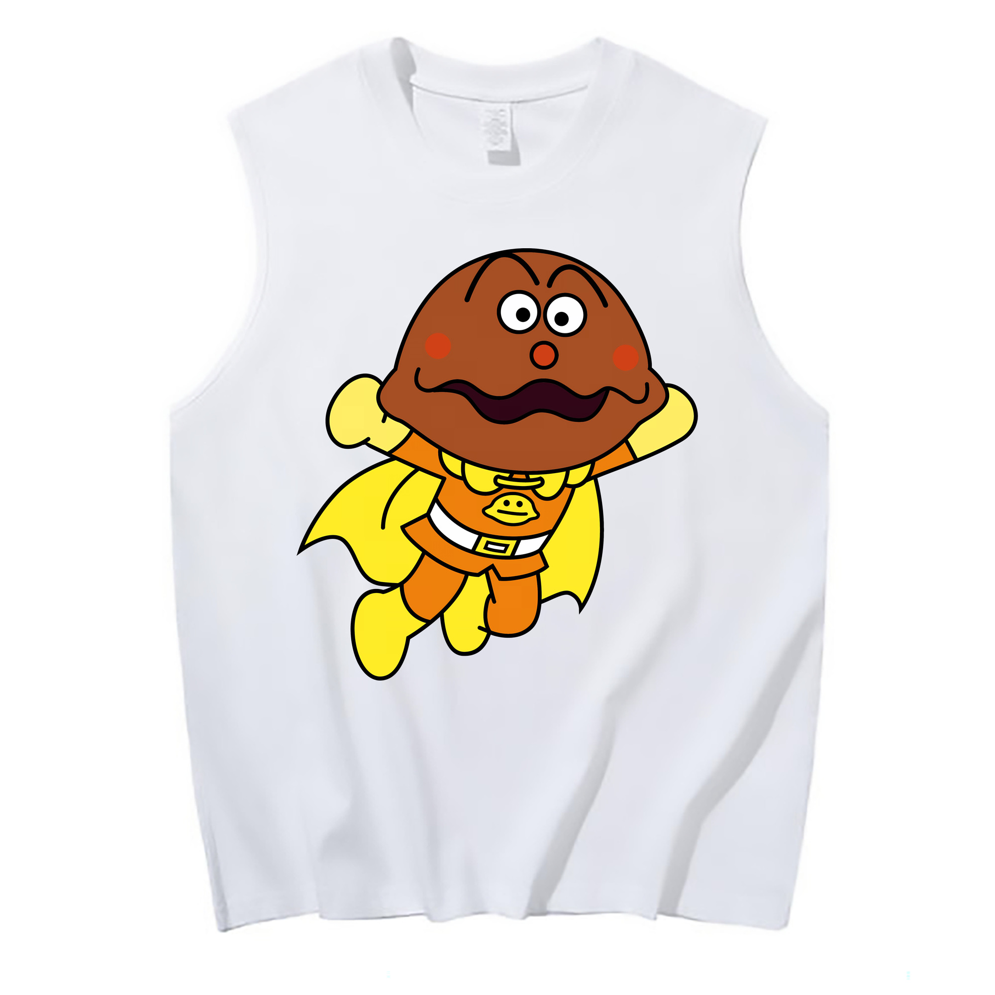 （画像用） アンパンマン Anpanman コットン100％タンクトップ（フロントプリント）