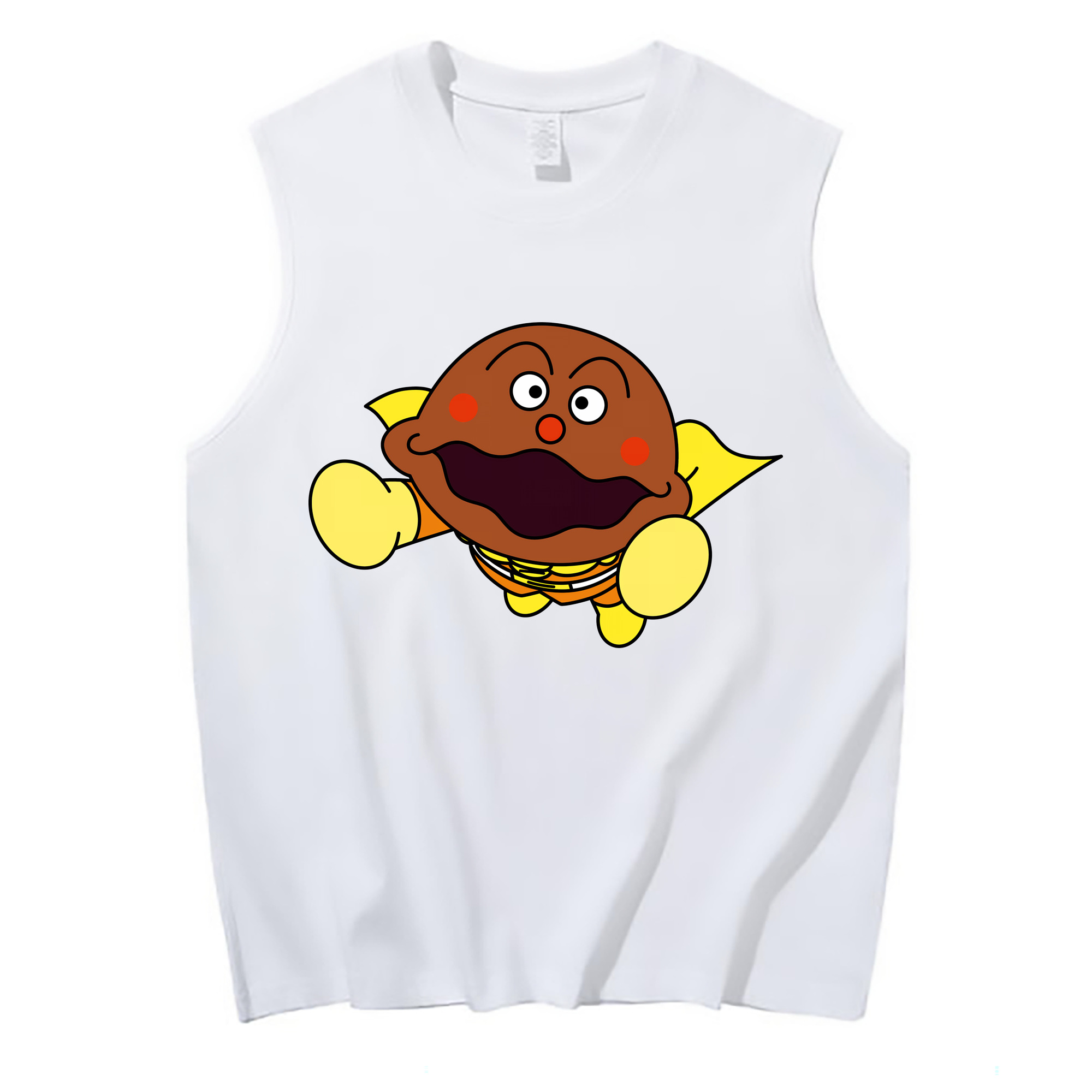（画像用） アンパンマン Anpanman コットン100％タンクトップ（フロントプリント）
