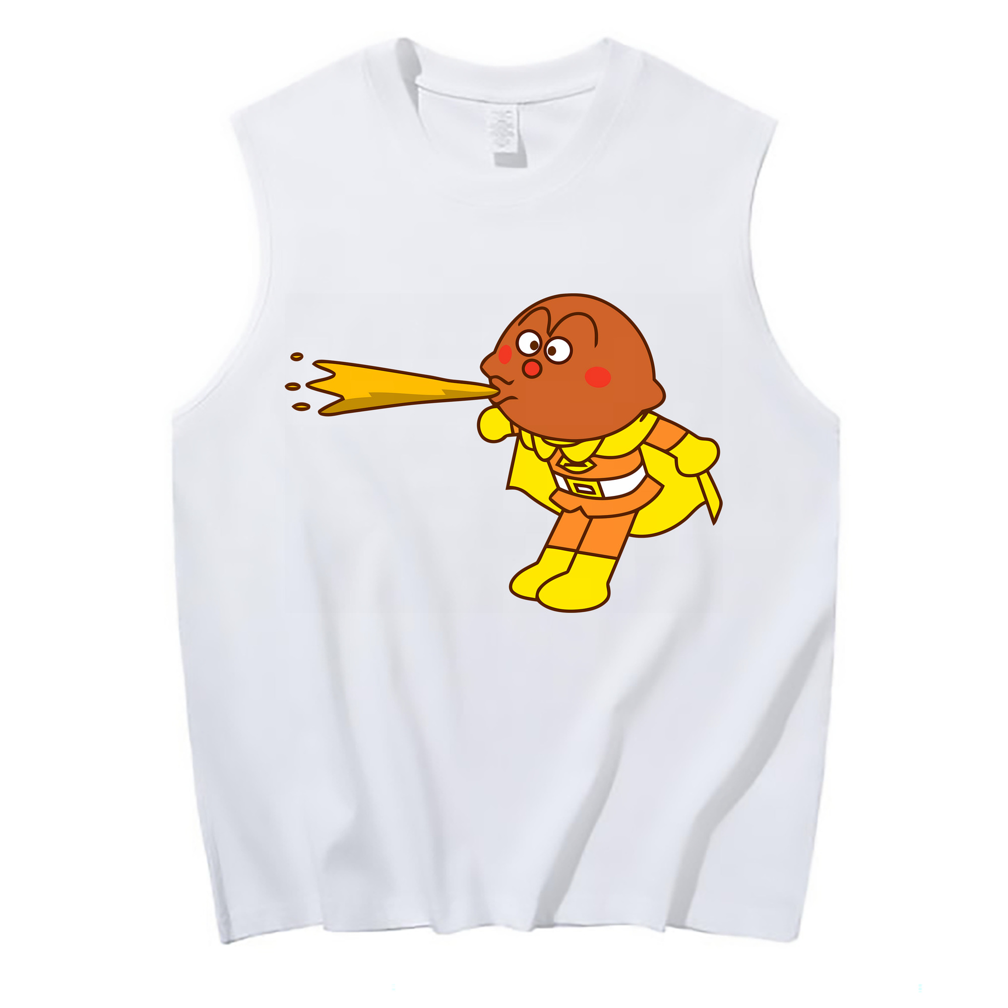 （画像用） アンパンマン Anpanman コットン100％タンクトップ（フロントプリント）