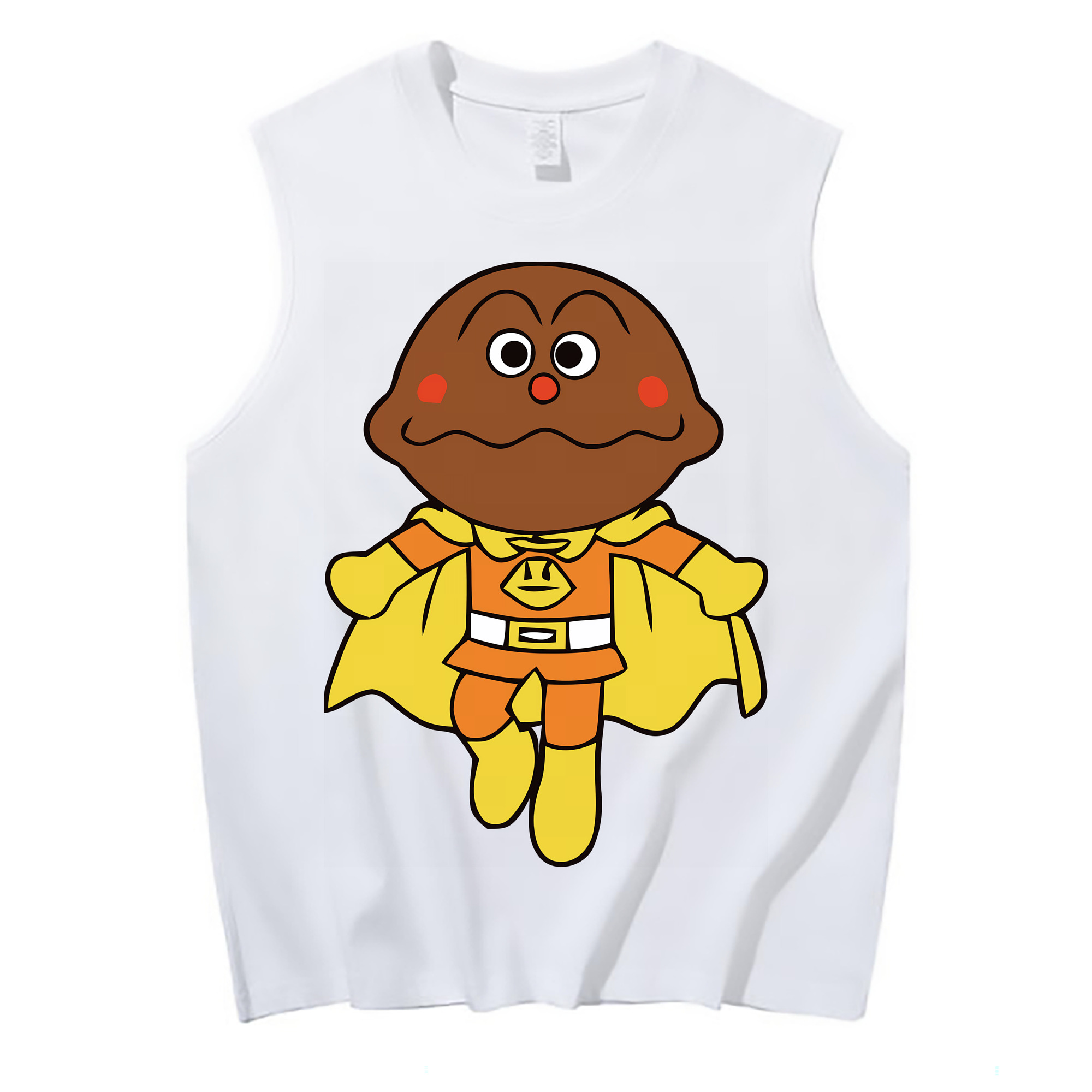 （画像用） アンパンマン Anpanman コットン100％タンクトップ（フロントプリント）