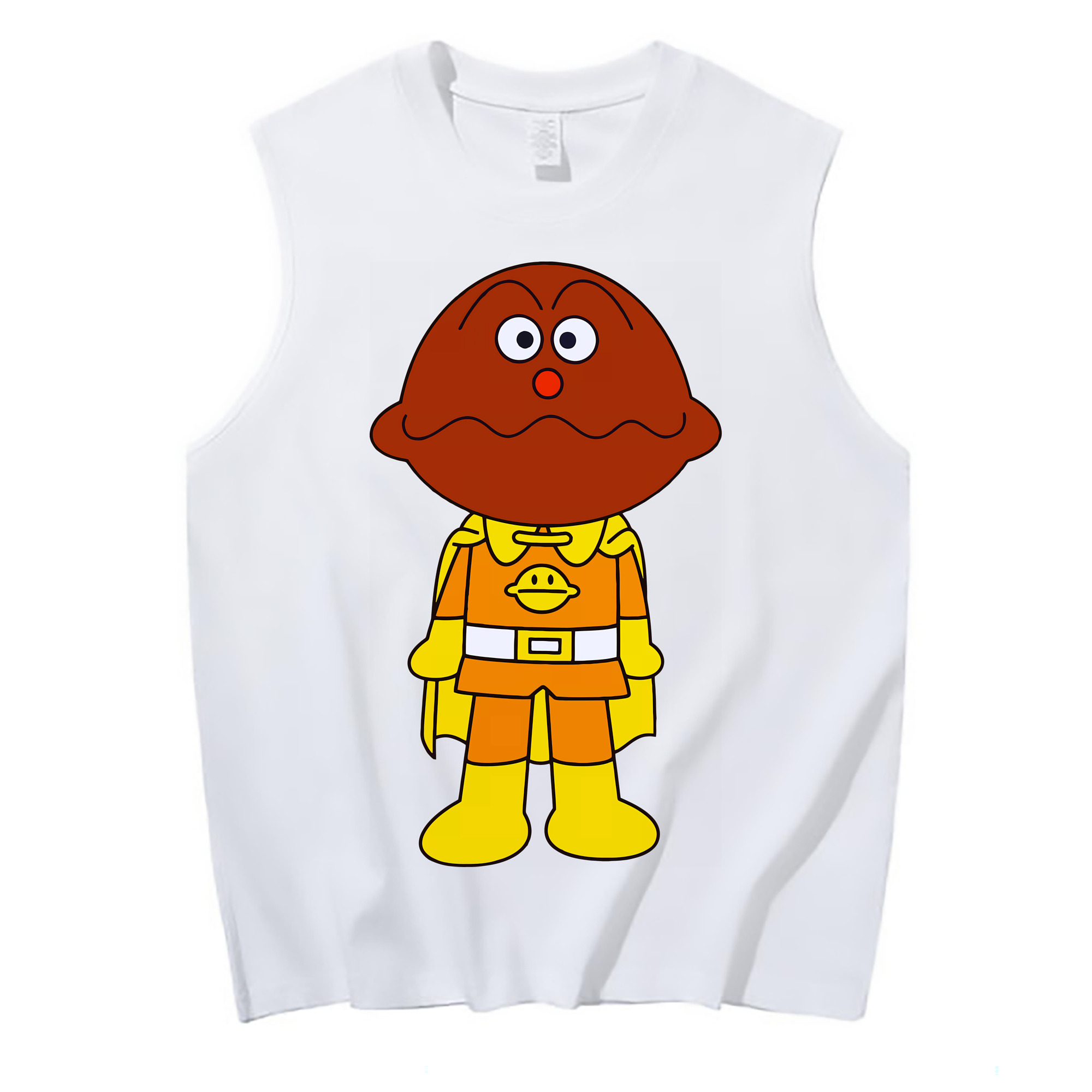 （画像用） アンパンマン Anpanman コットン100％タンクトップ（フロントプリント）