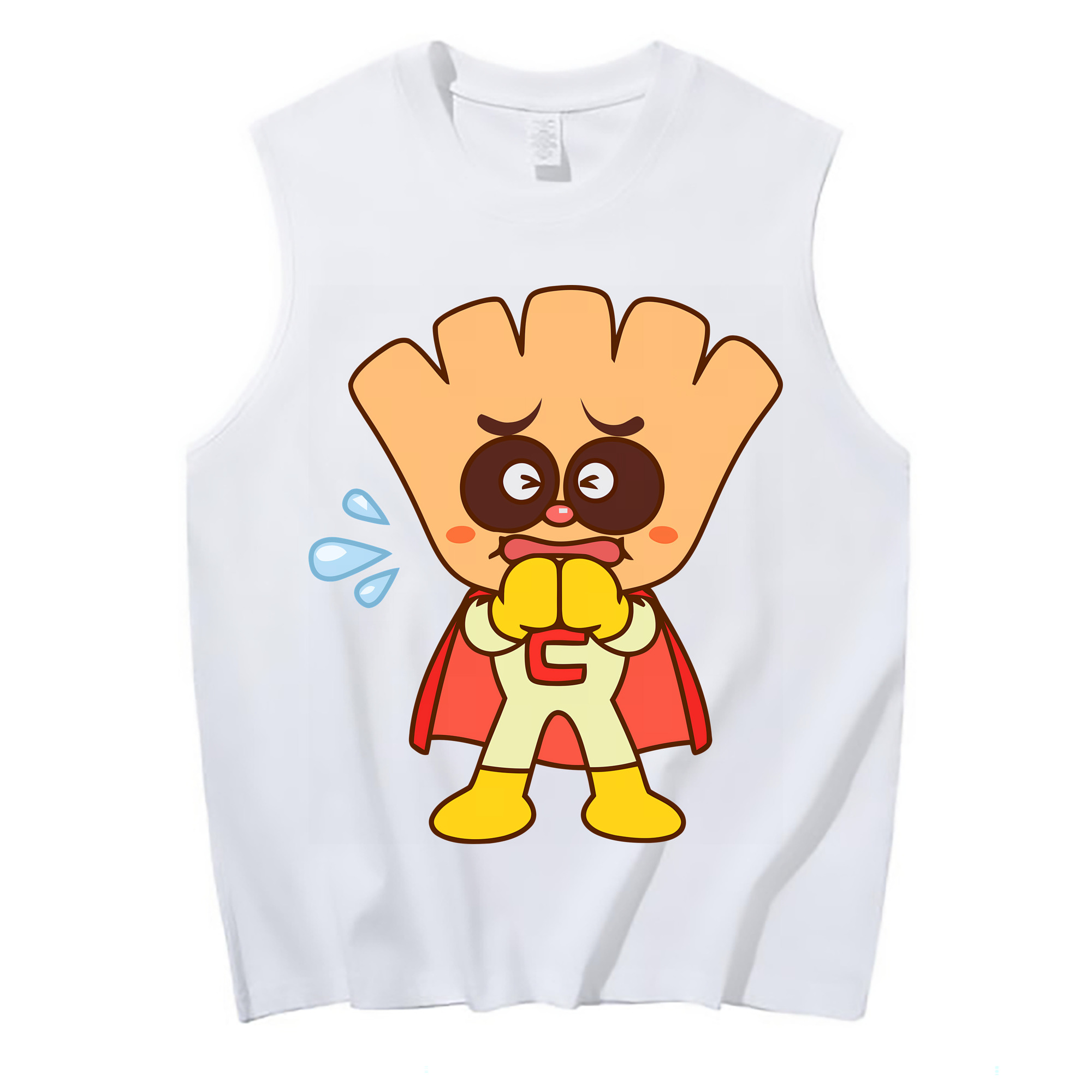 （画像用） アンパンマン Anpanman コットン100％タンクトップ（フロントプリント）
