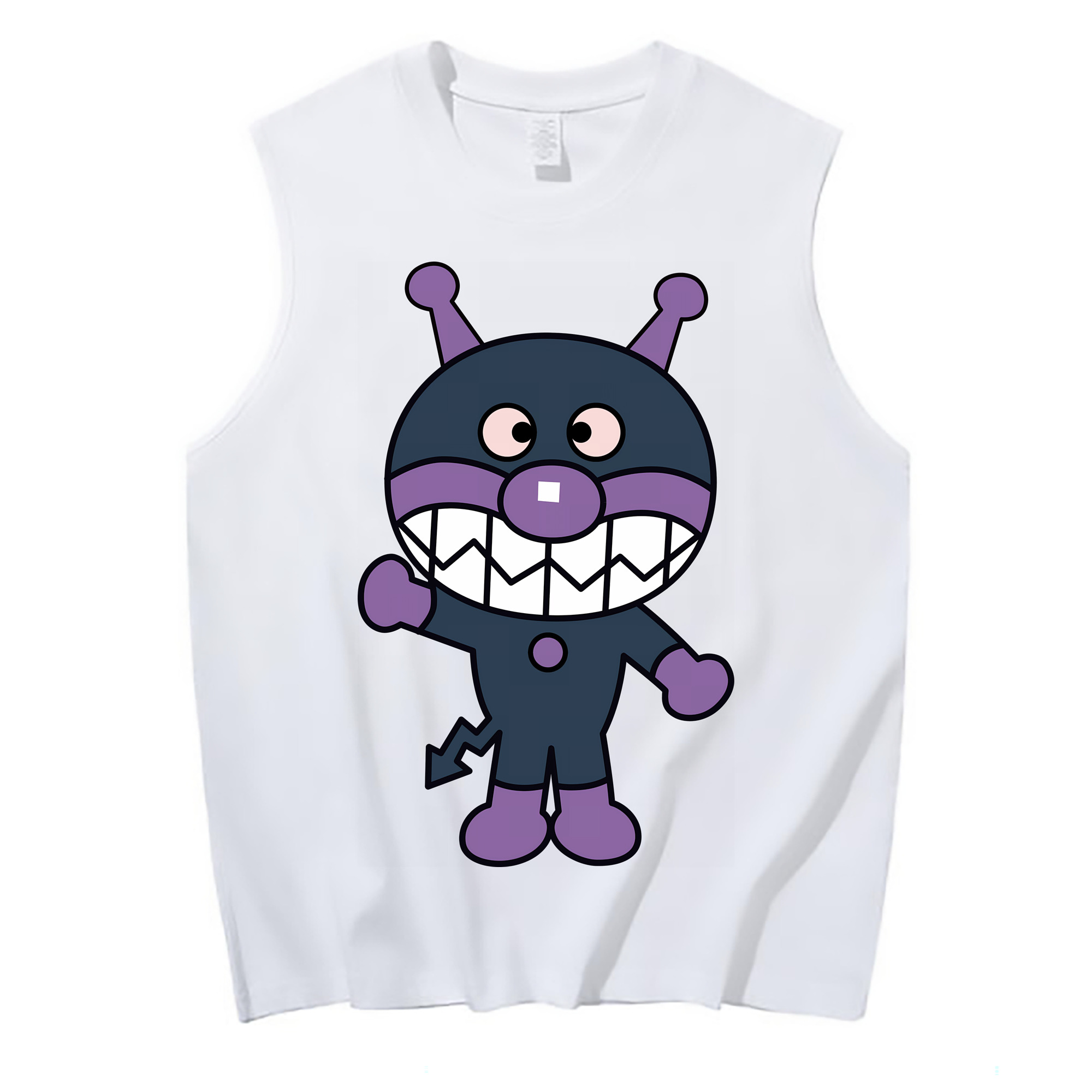 （画像用） アンパンマン Anpanman コットン100％タンクトップ（フロントプリント）