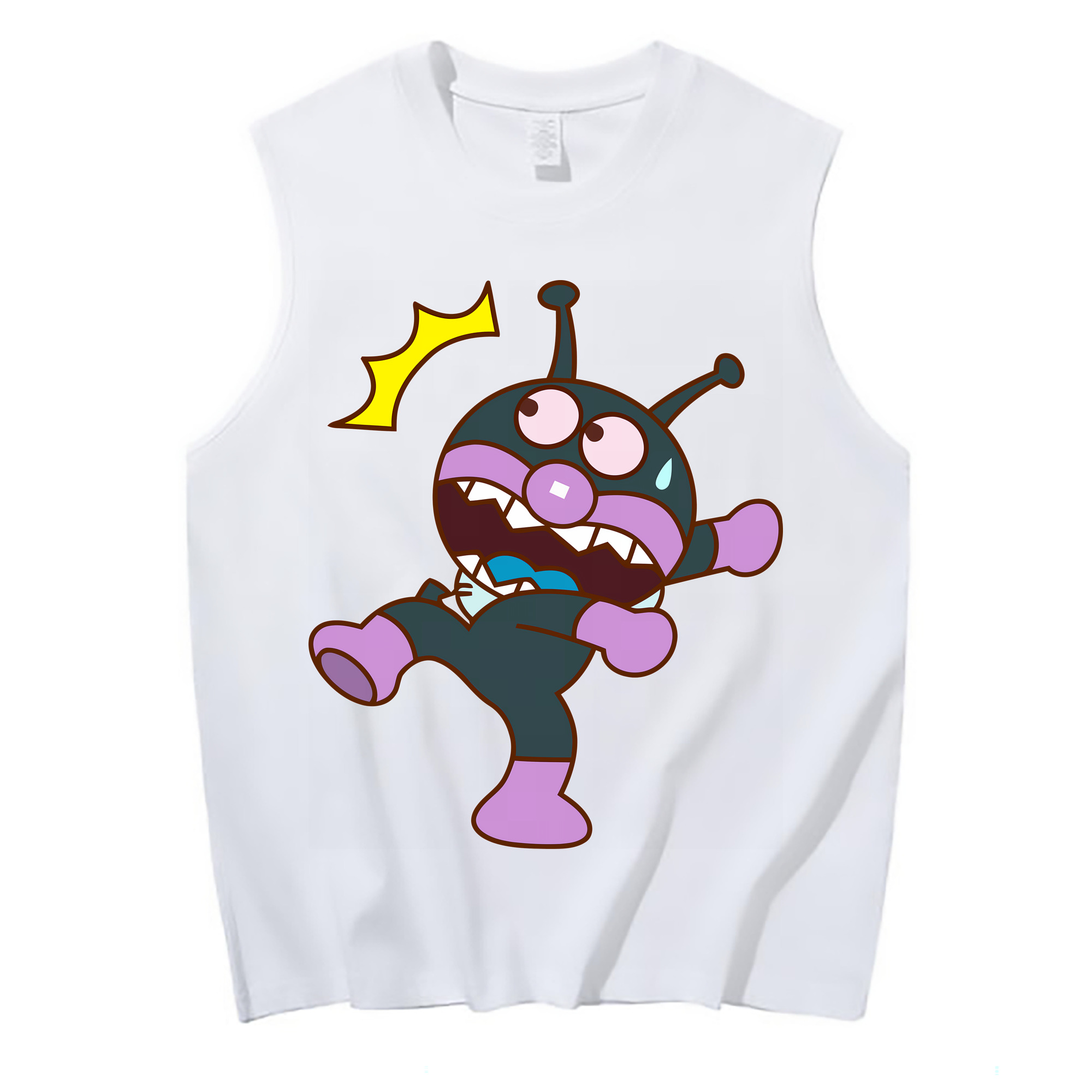 （画像用） アンパンマン Anpanman コットン100％タンクトップ（フロントプリント）