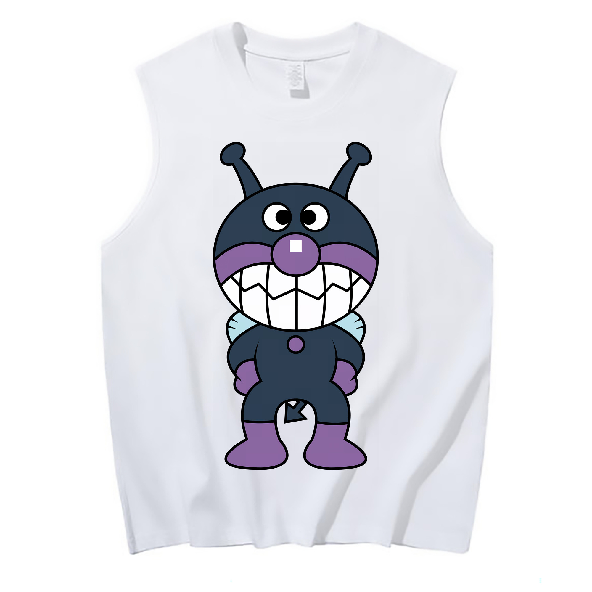 （画像用） アンパンマン Anpanman コットン100％タンクトップ（フロントプリント）