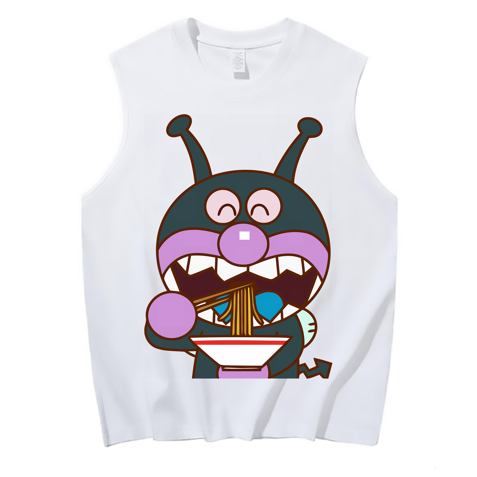 （画像用） アンパンマン Anpanman コットン100％タンクトップ（フロントプリント）