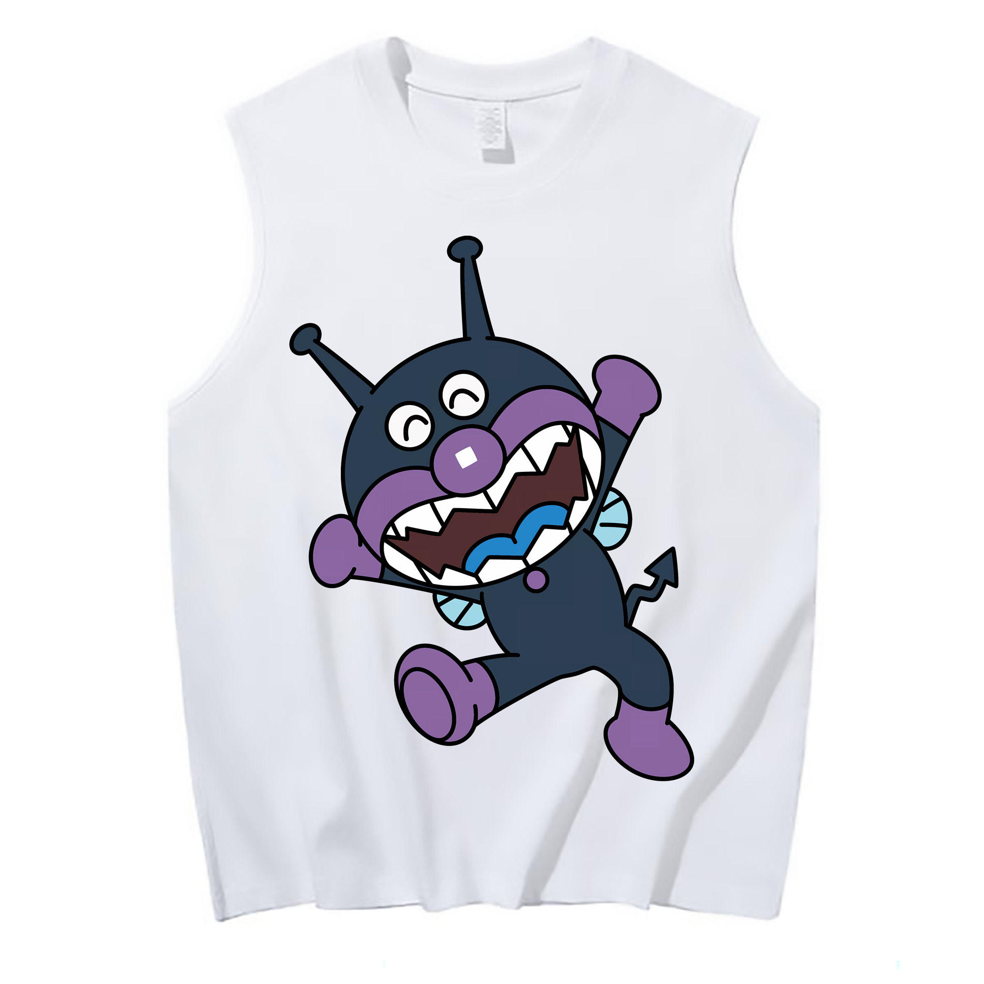 （画像用） アンパンマン Anpanman コットン100％タンクトップ（フロントプリント）